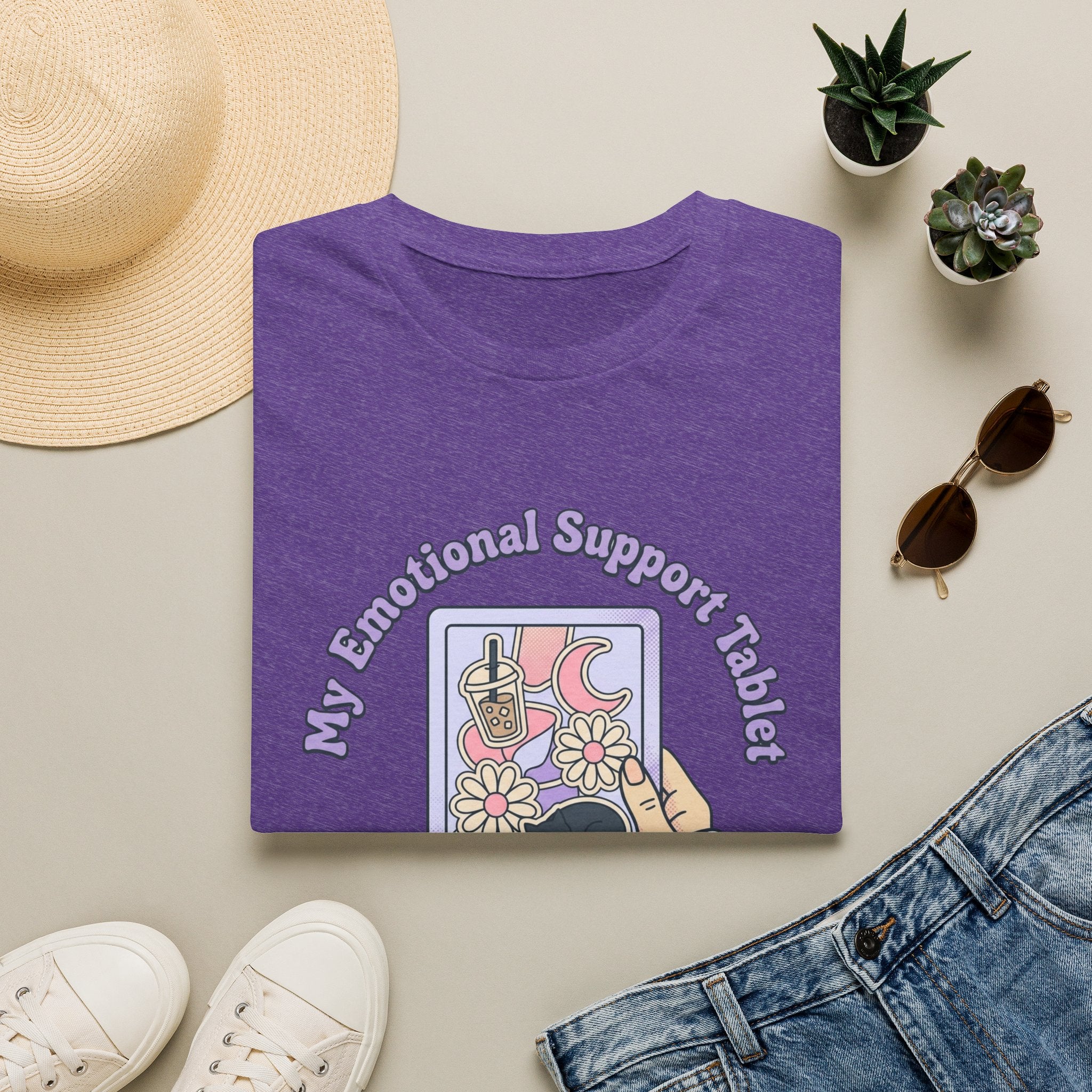 Emotional Support Tablet T-Shirt