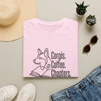 Corgis, Coffee, Chapters T-Shirt