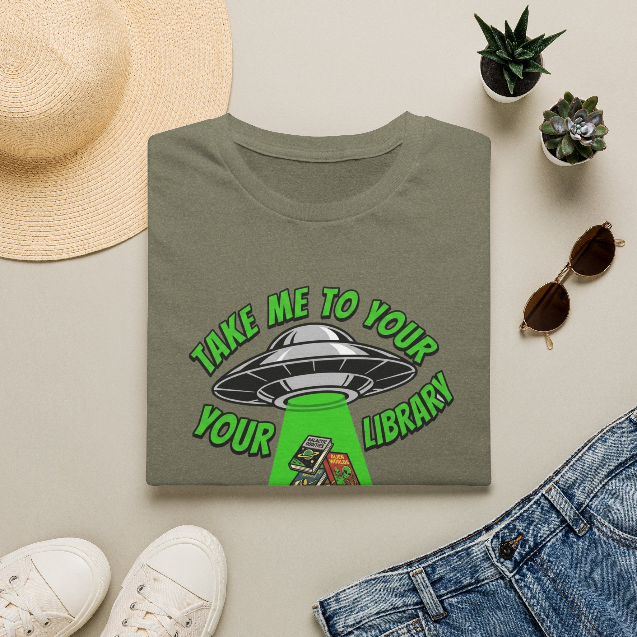 Take me to your Library T-Shirt