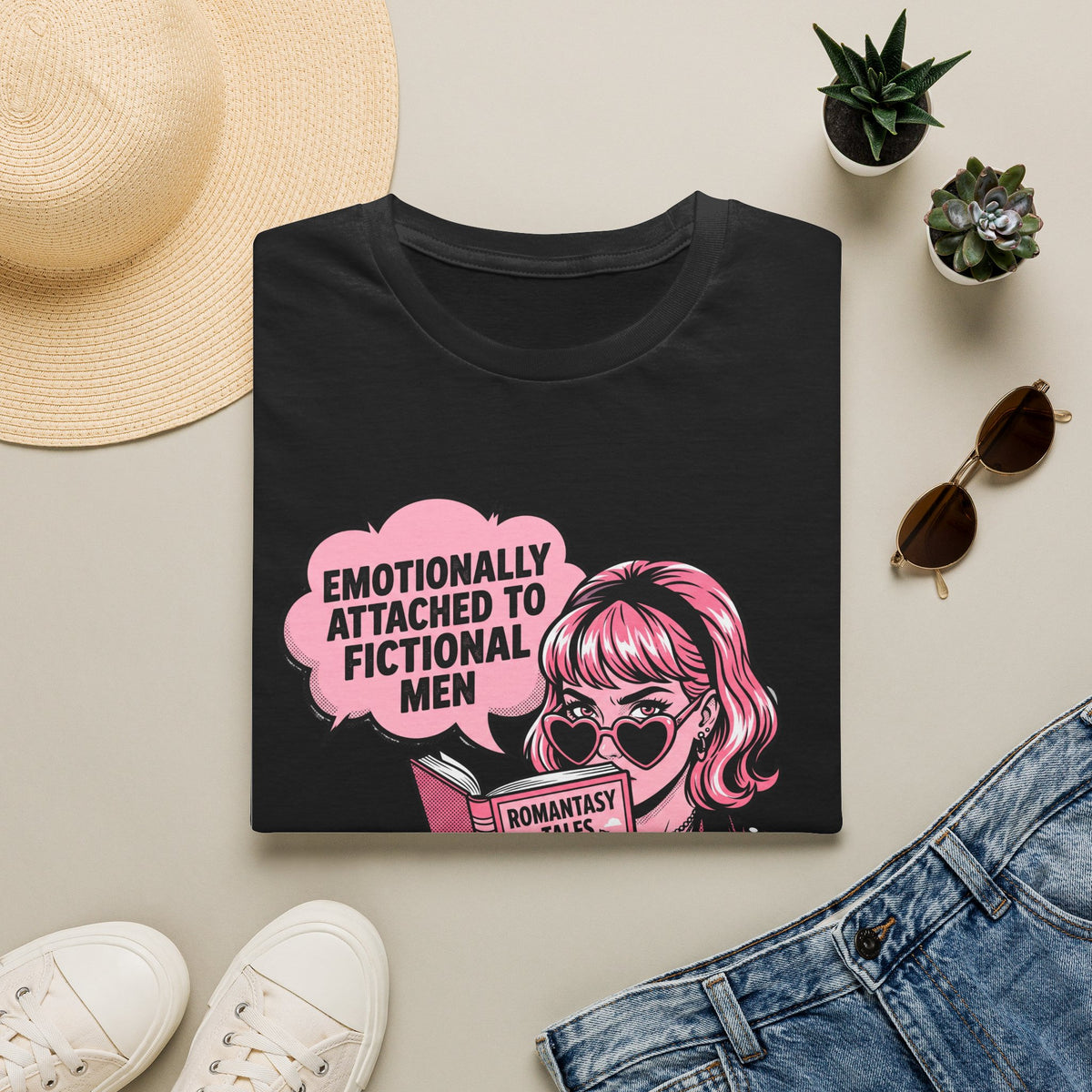 Attached to Fictional Men T-Shirt