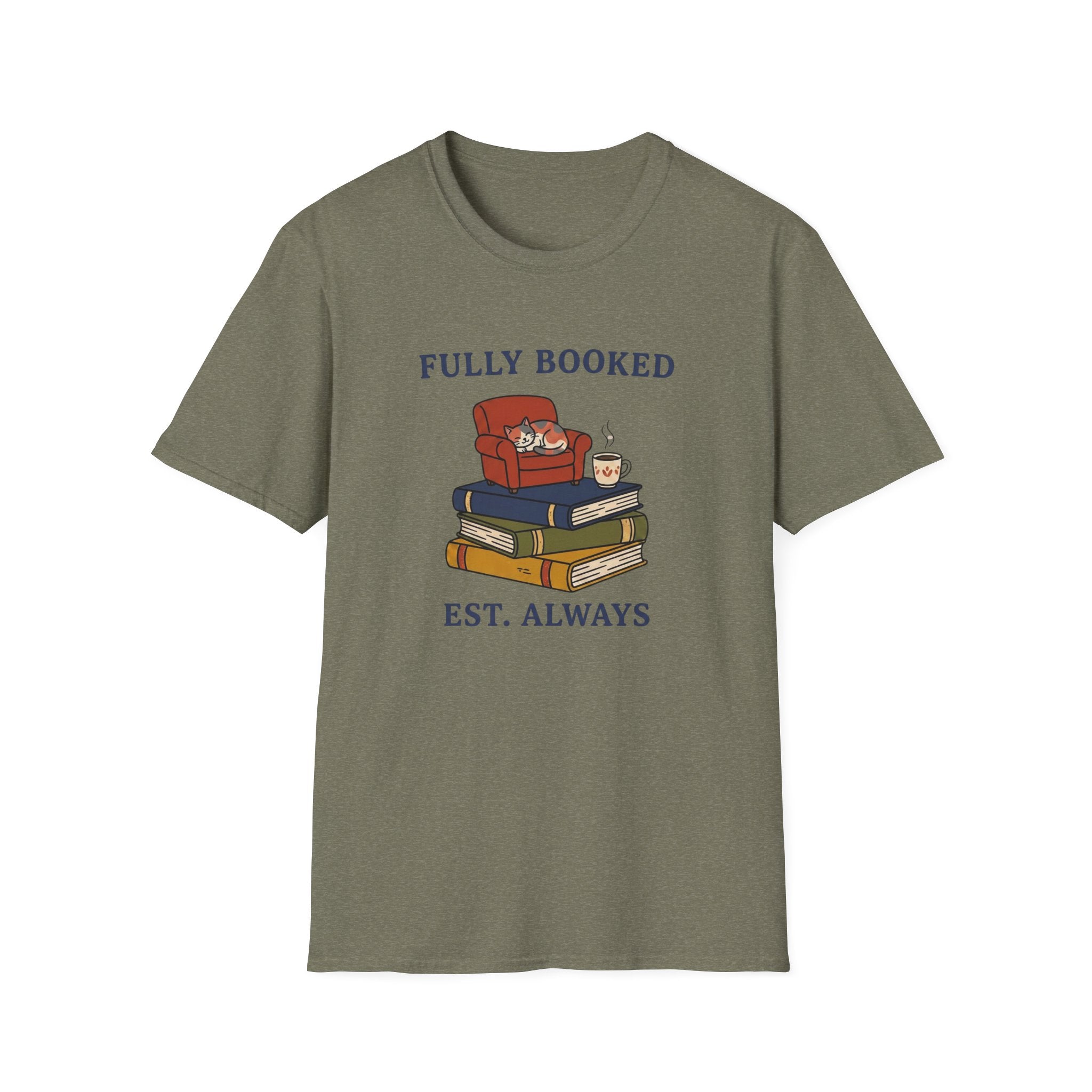 Fully Booked Cat T-Shirt