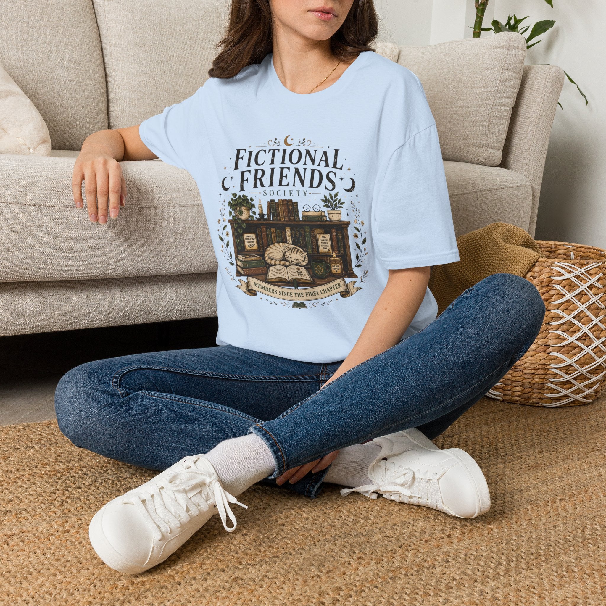 Fictional Friends Cat T-Shirt