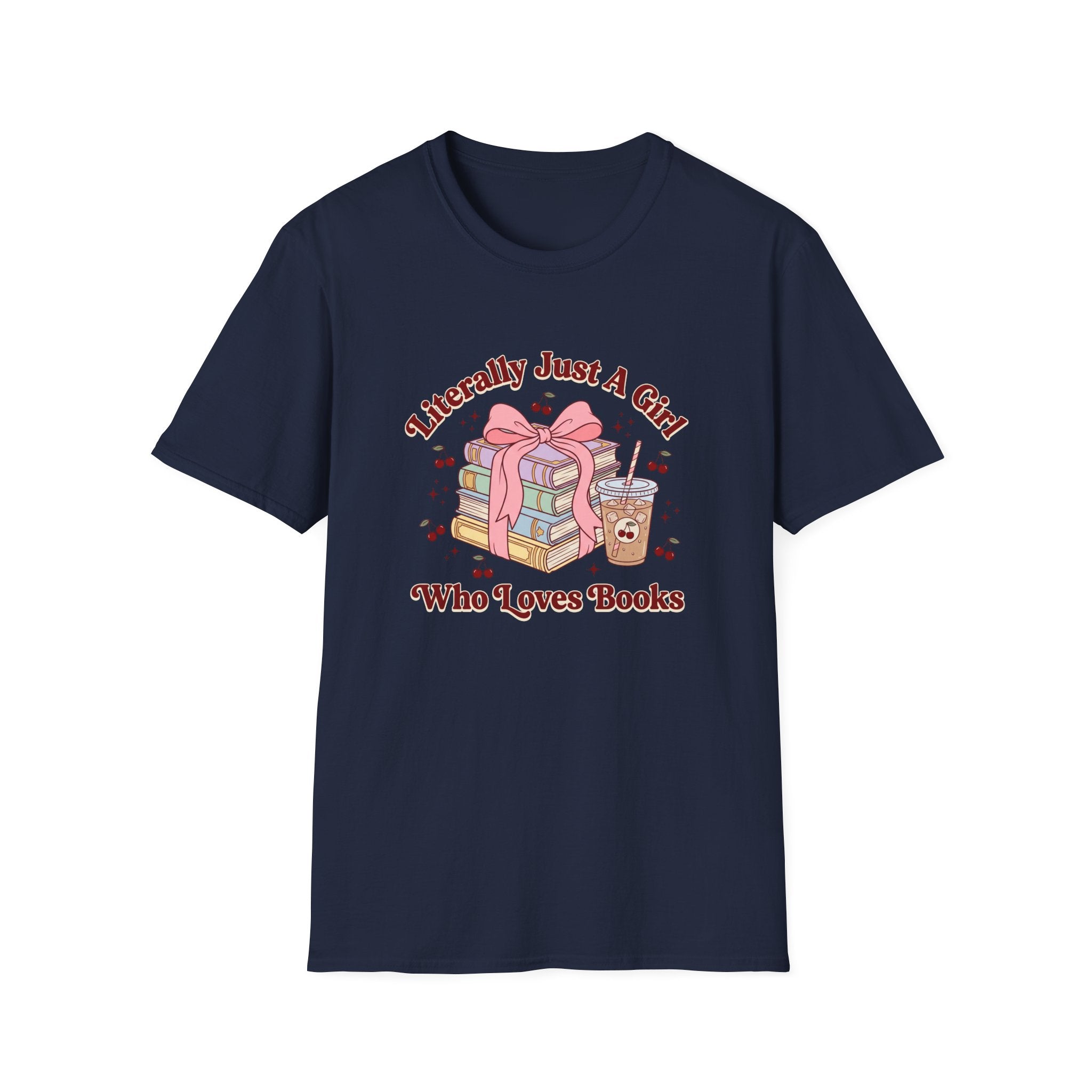 A Girl Who Loves Books T-Shirt