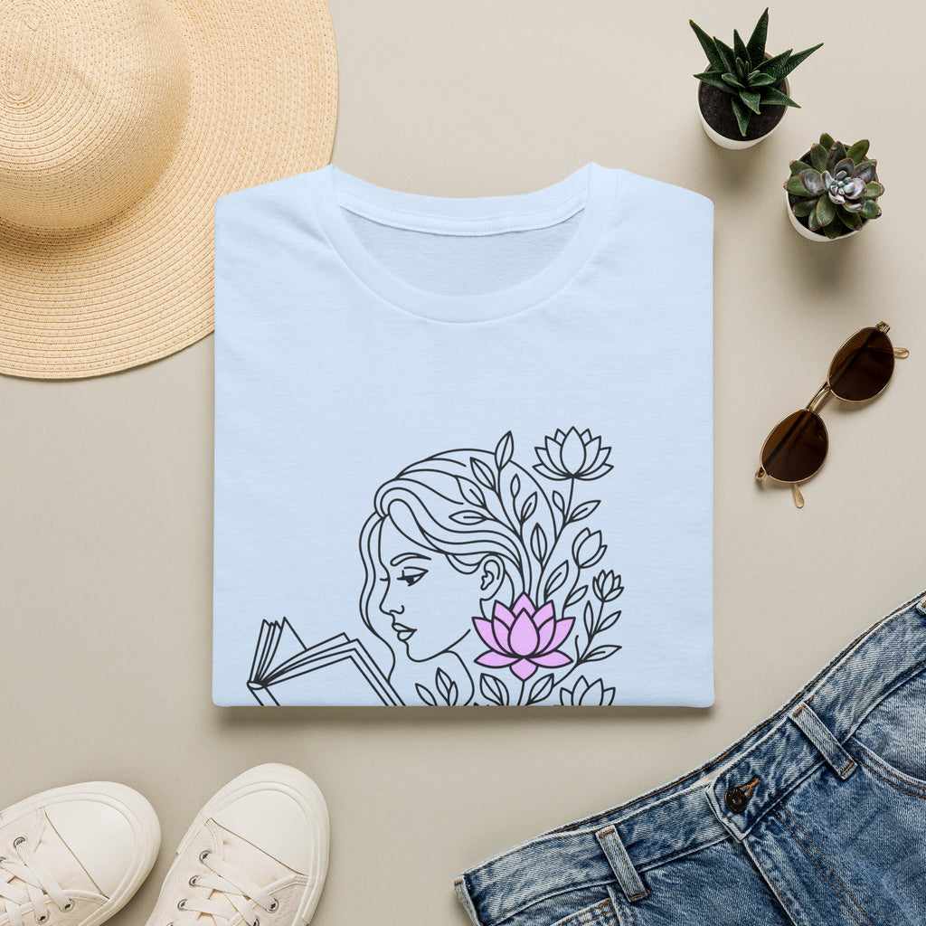 Line Art Flower T-Shirt