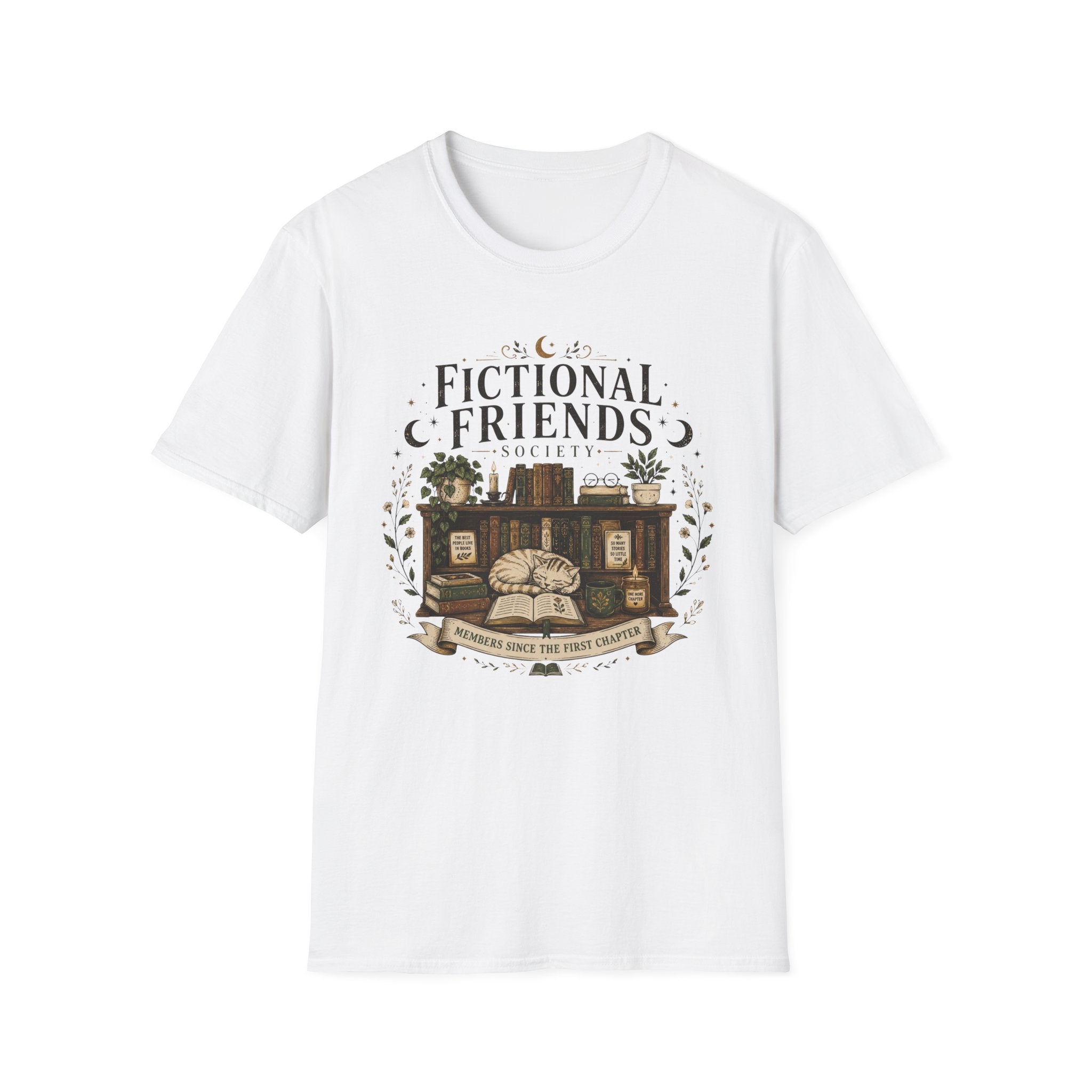 Fictional Friends Cat T-Shirt