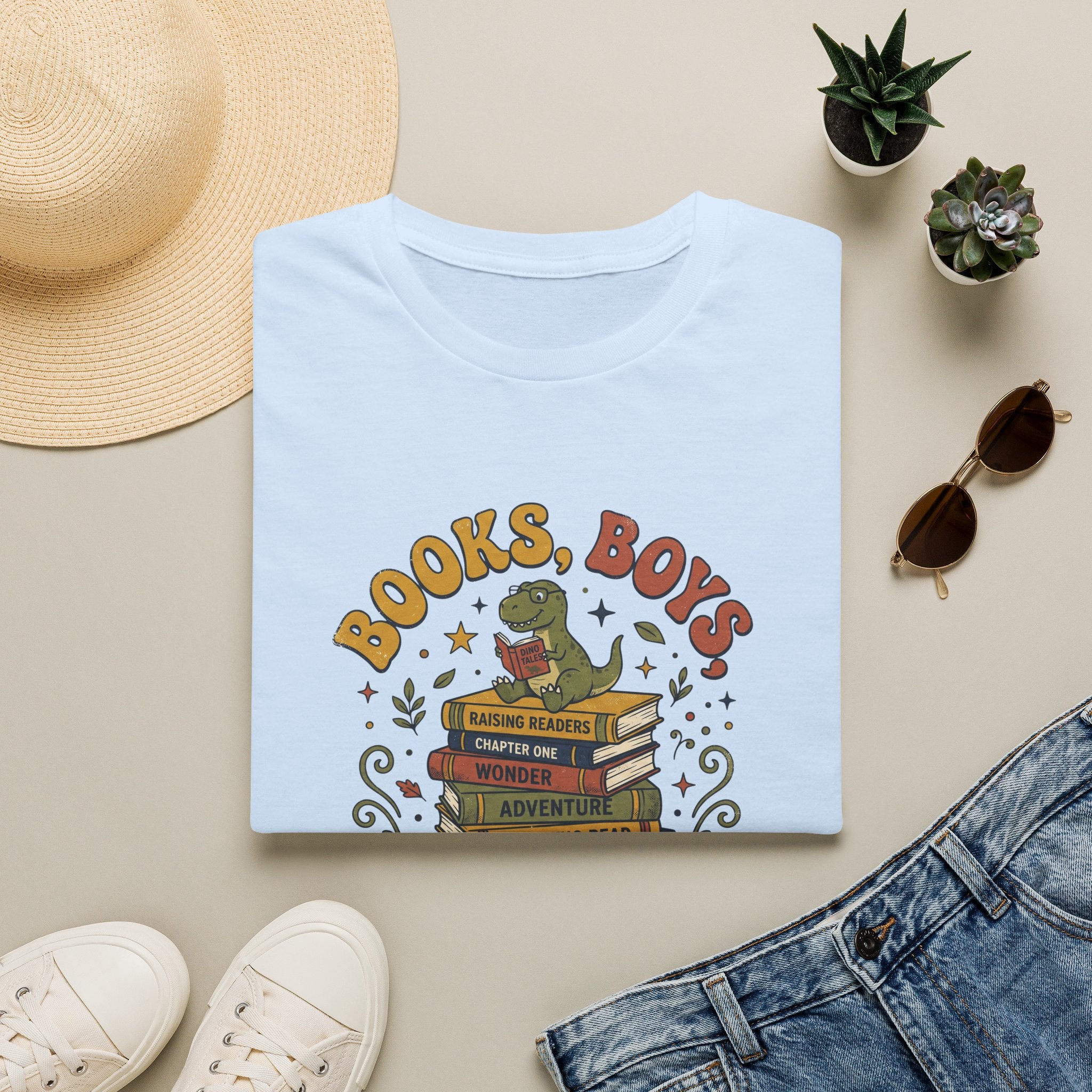 Books and Boys T-Shirt
