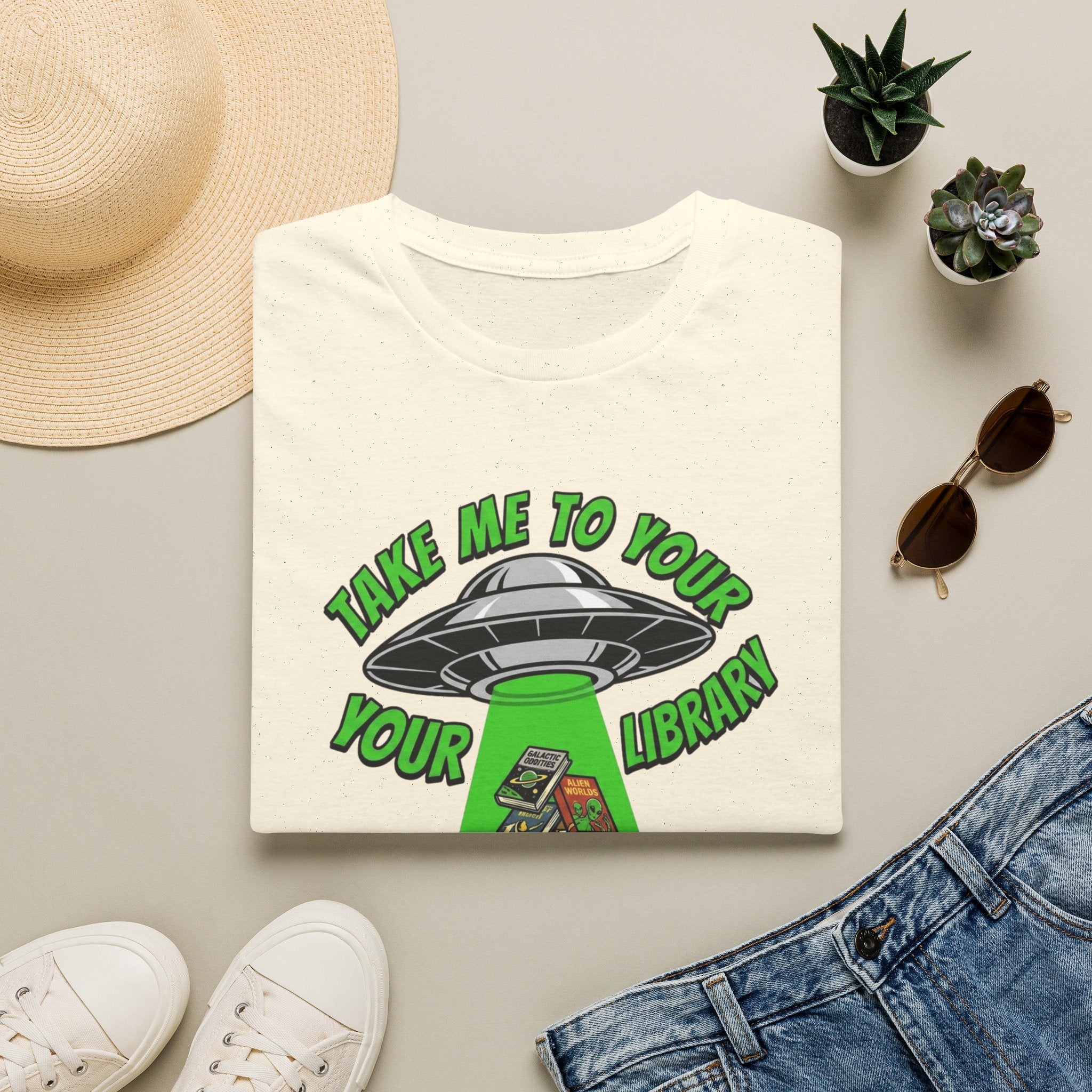Take me to your Library T-Shirt