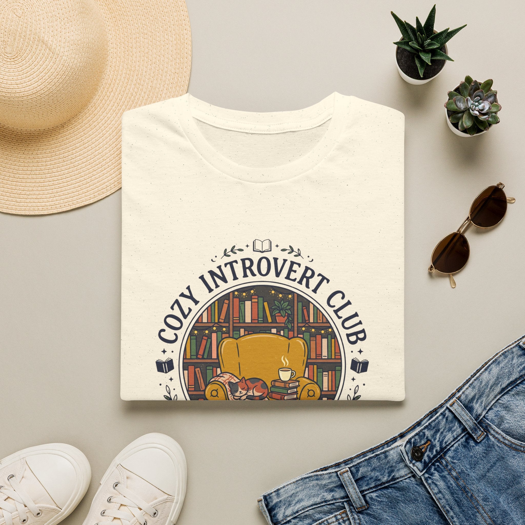 Cozy Introvert Club T-Shirt