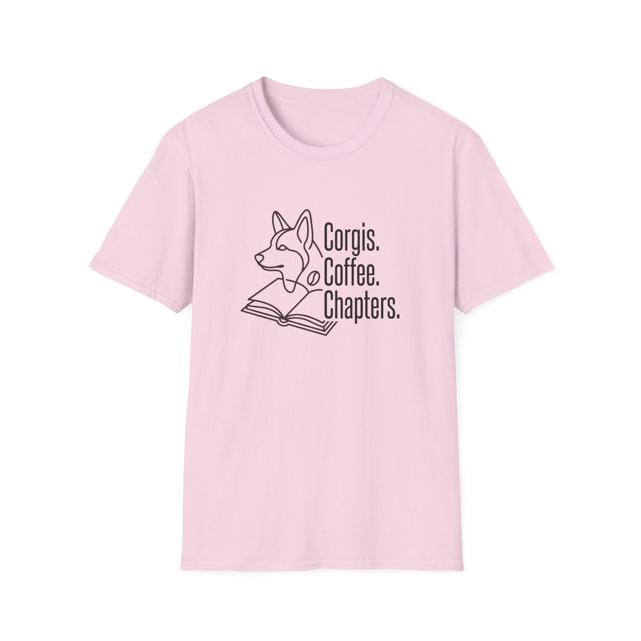 Corgis, Coffee, Chapters T-Shirt