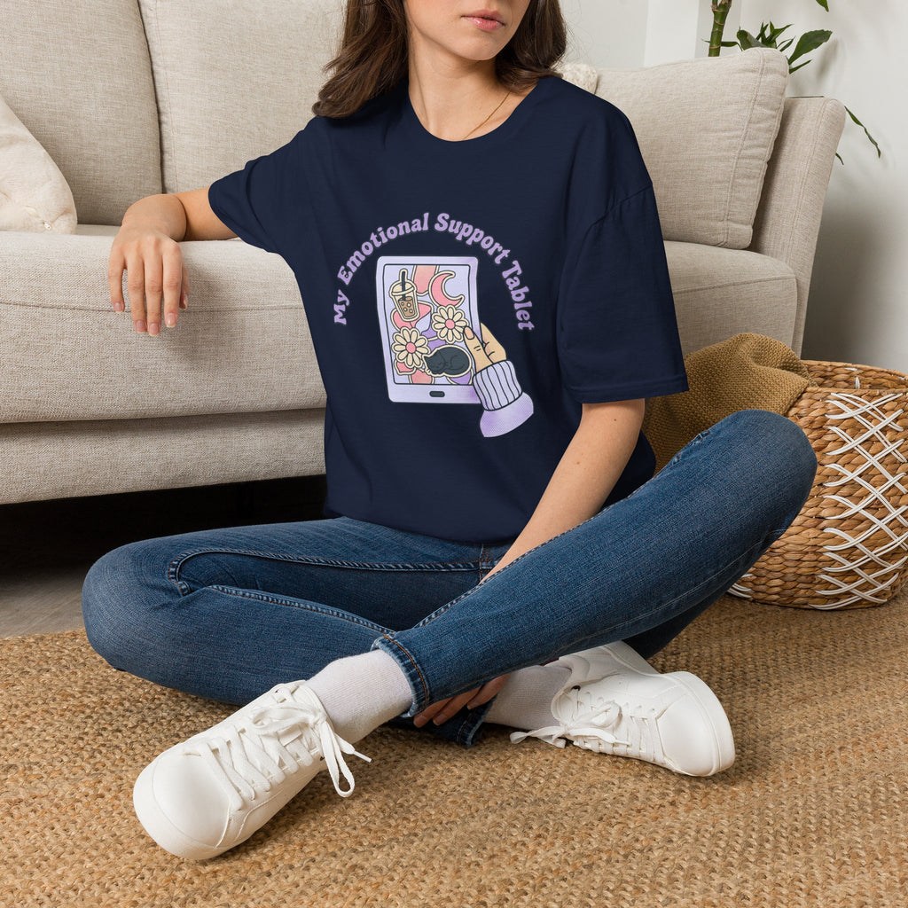 Emotional Support Tablet T-Shirt
