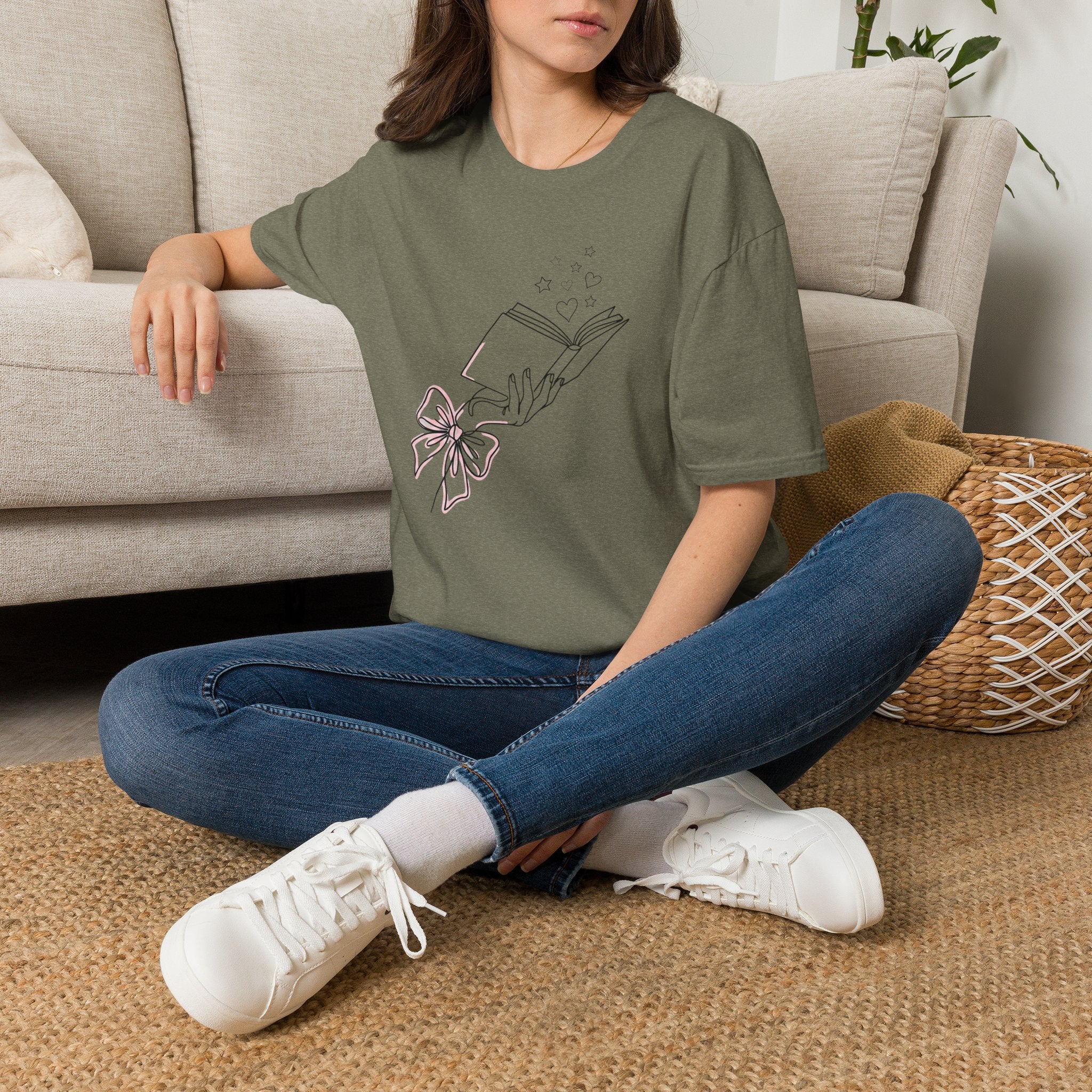 Line Art Book T-Shirt