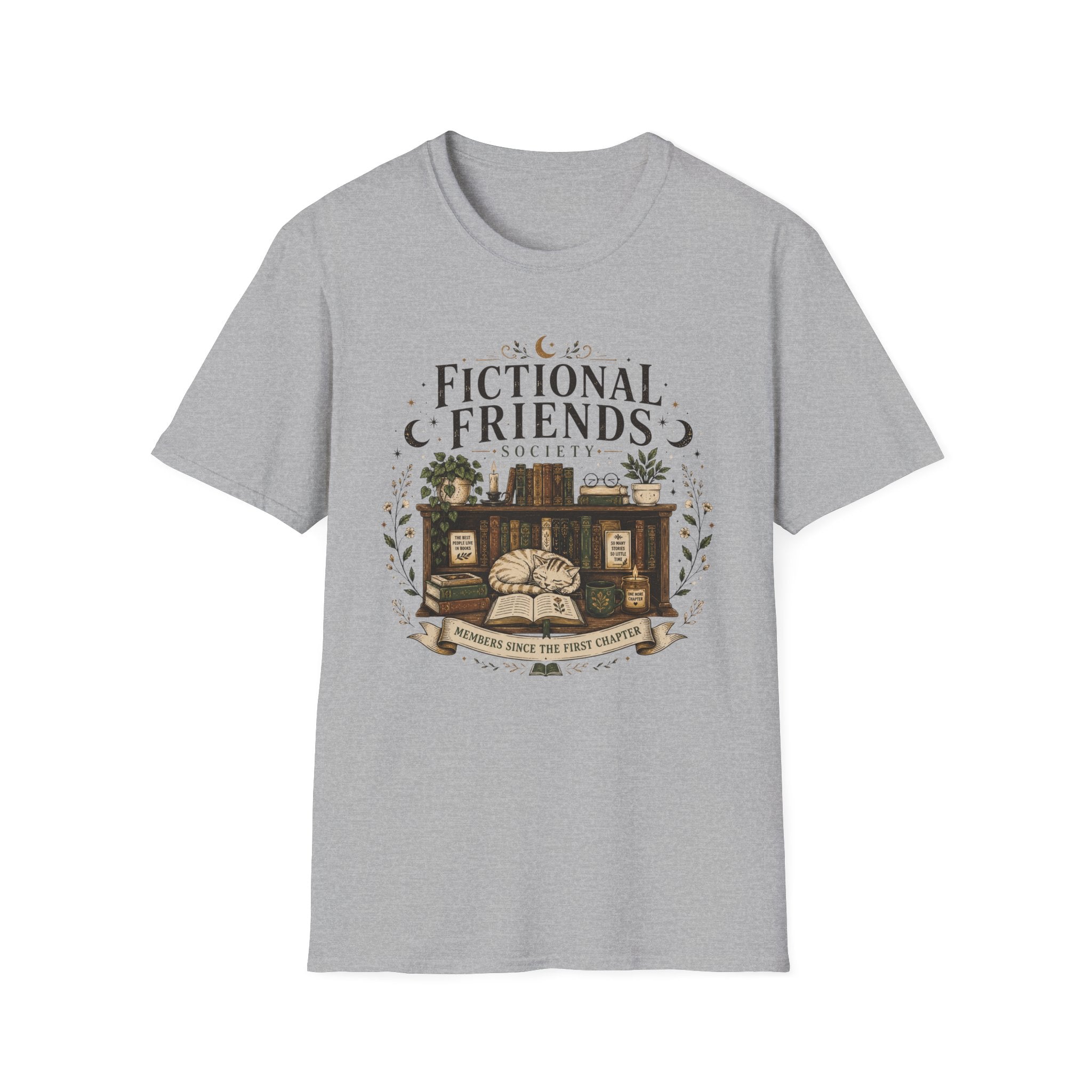 Fictional Friends Cat T-Shirt