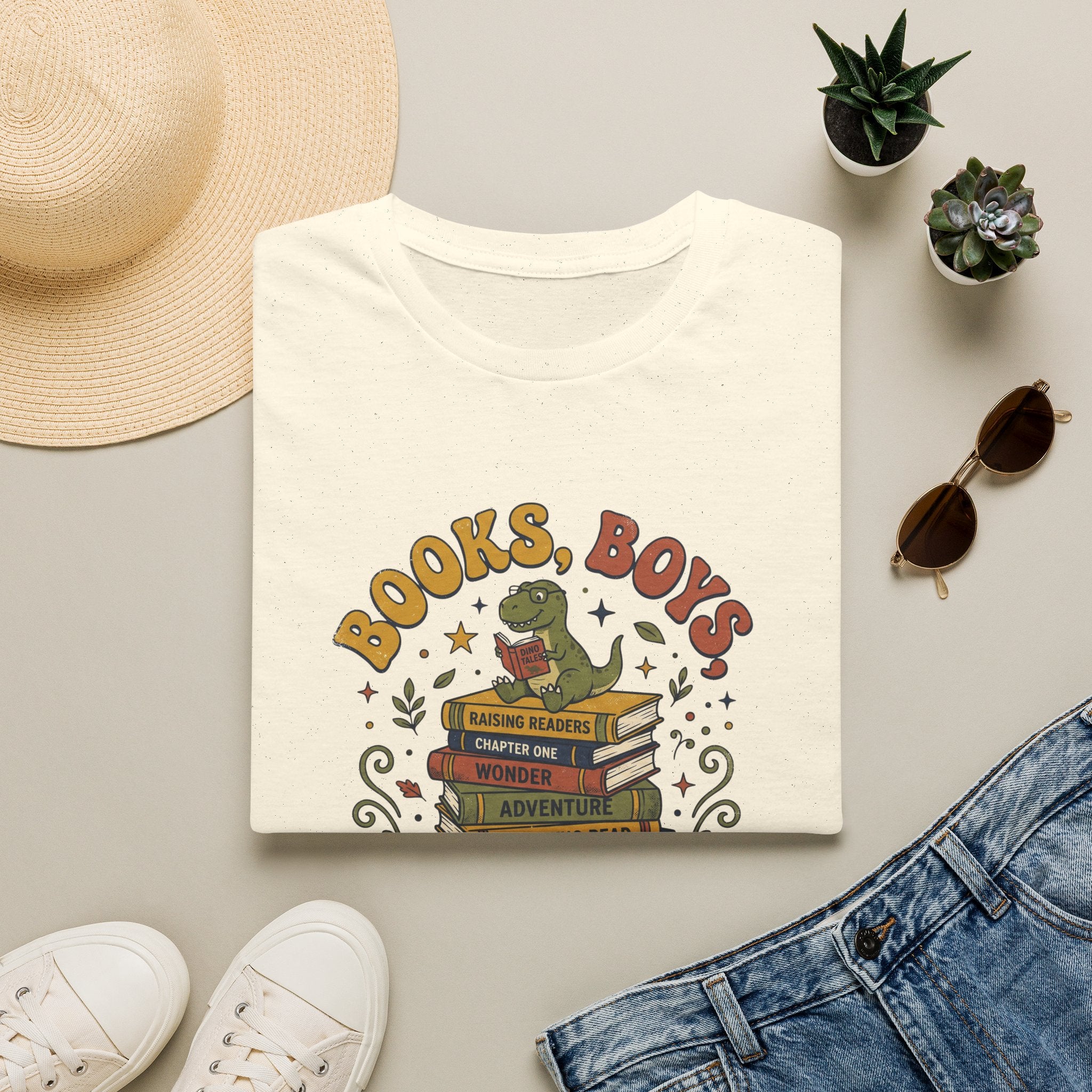 Books and Boys T-Shirt