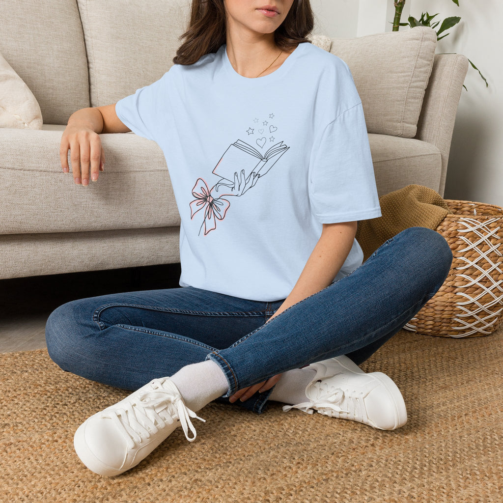 Line Art Book T-Shirt