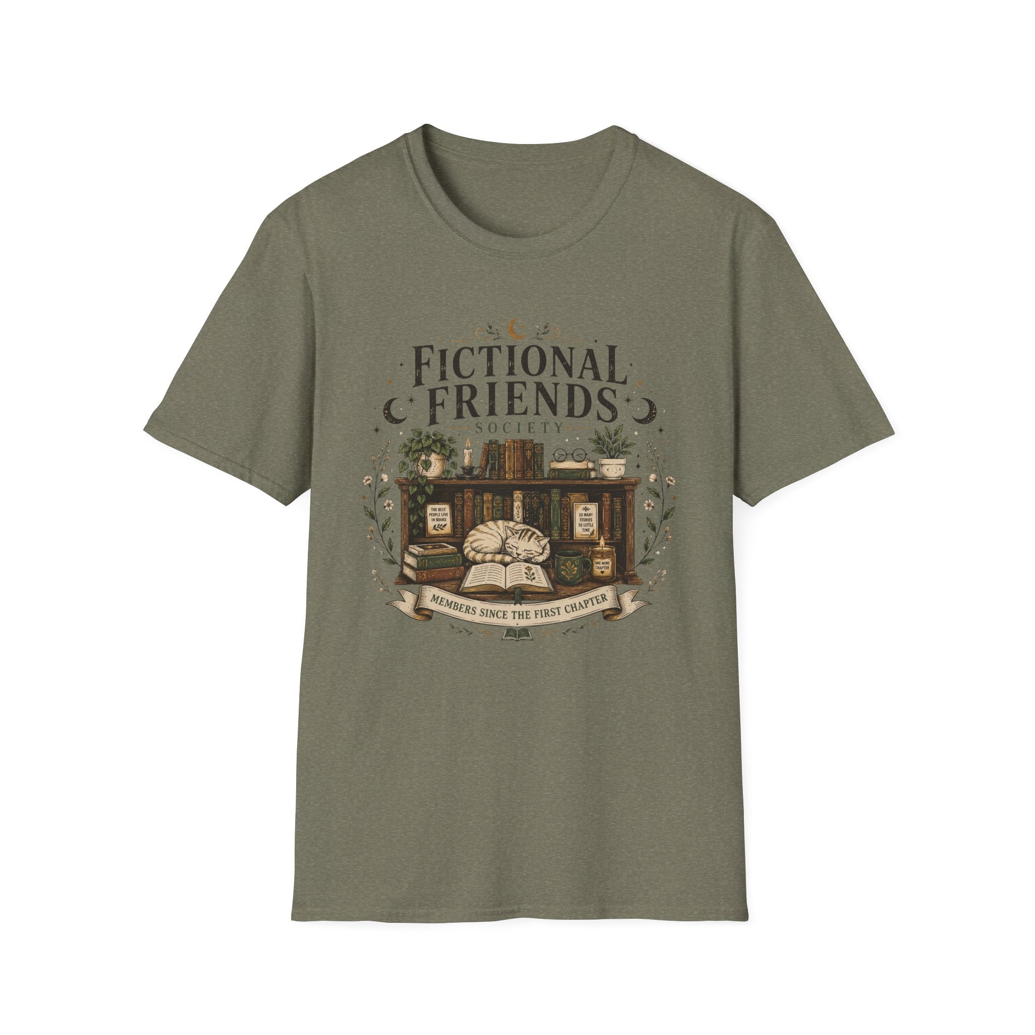 Fictional Friends Cat T-Shirt