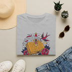 Bound by books shirt, vintage tattoo book lover tee, book and dagger graphic, traditional tattoo style bookish t-shirt