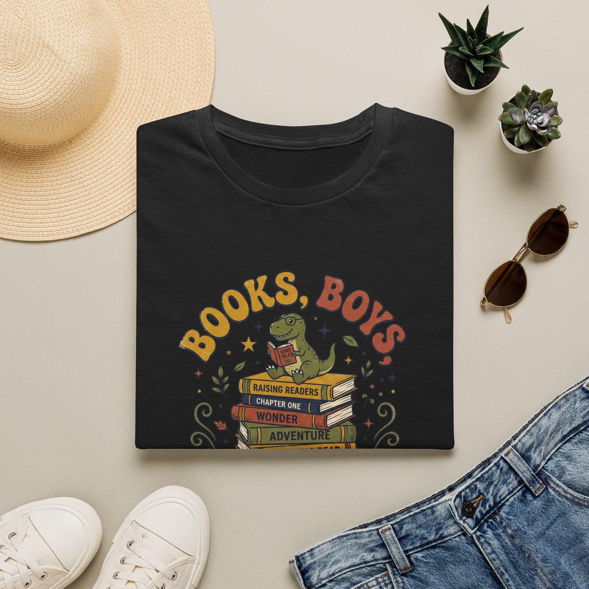 Books and Boys T-Shirt