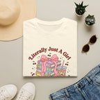 A Girl Who Loves Books T-Shirt