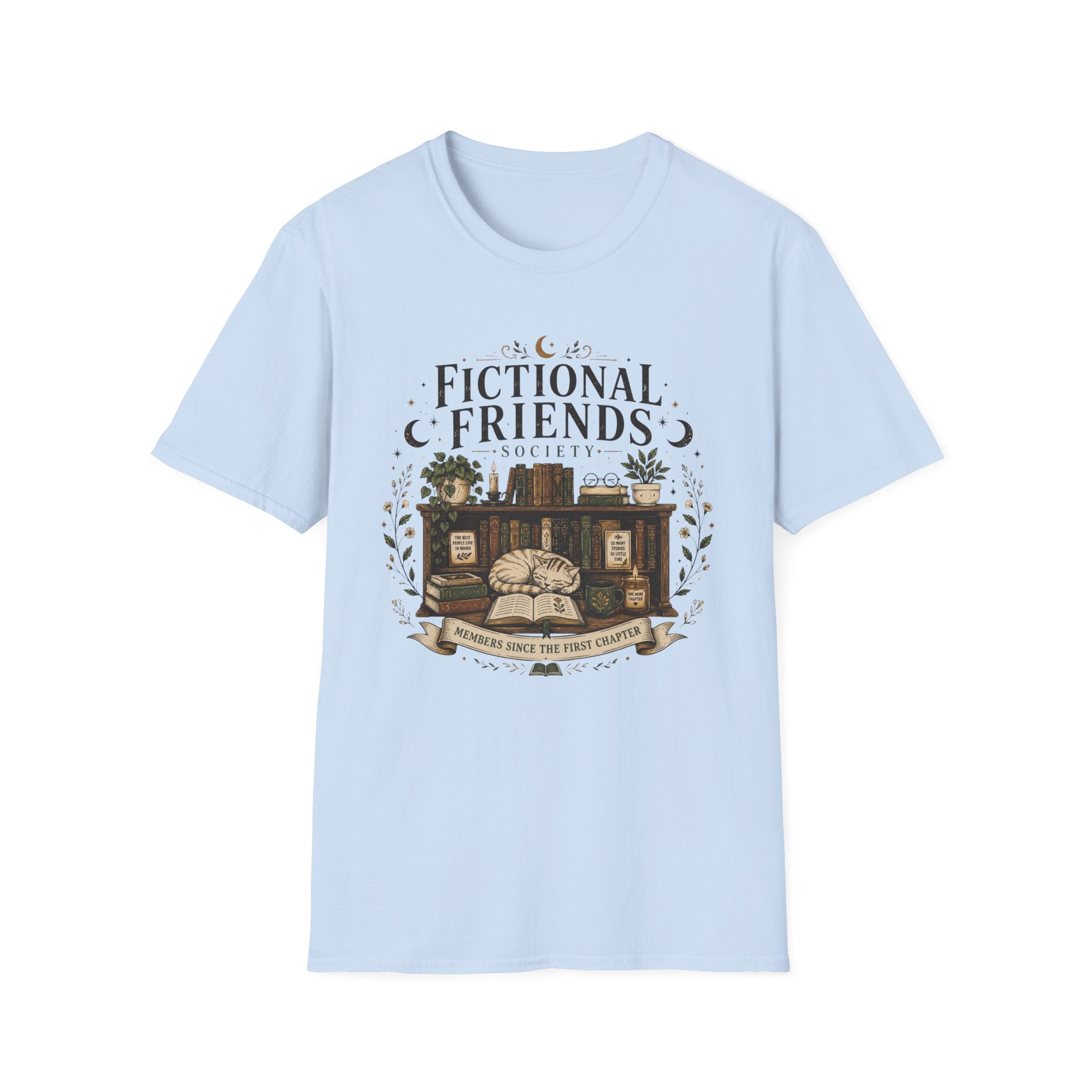 Fictional Friends Cat T-Shirt