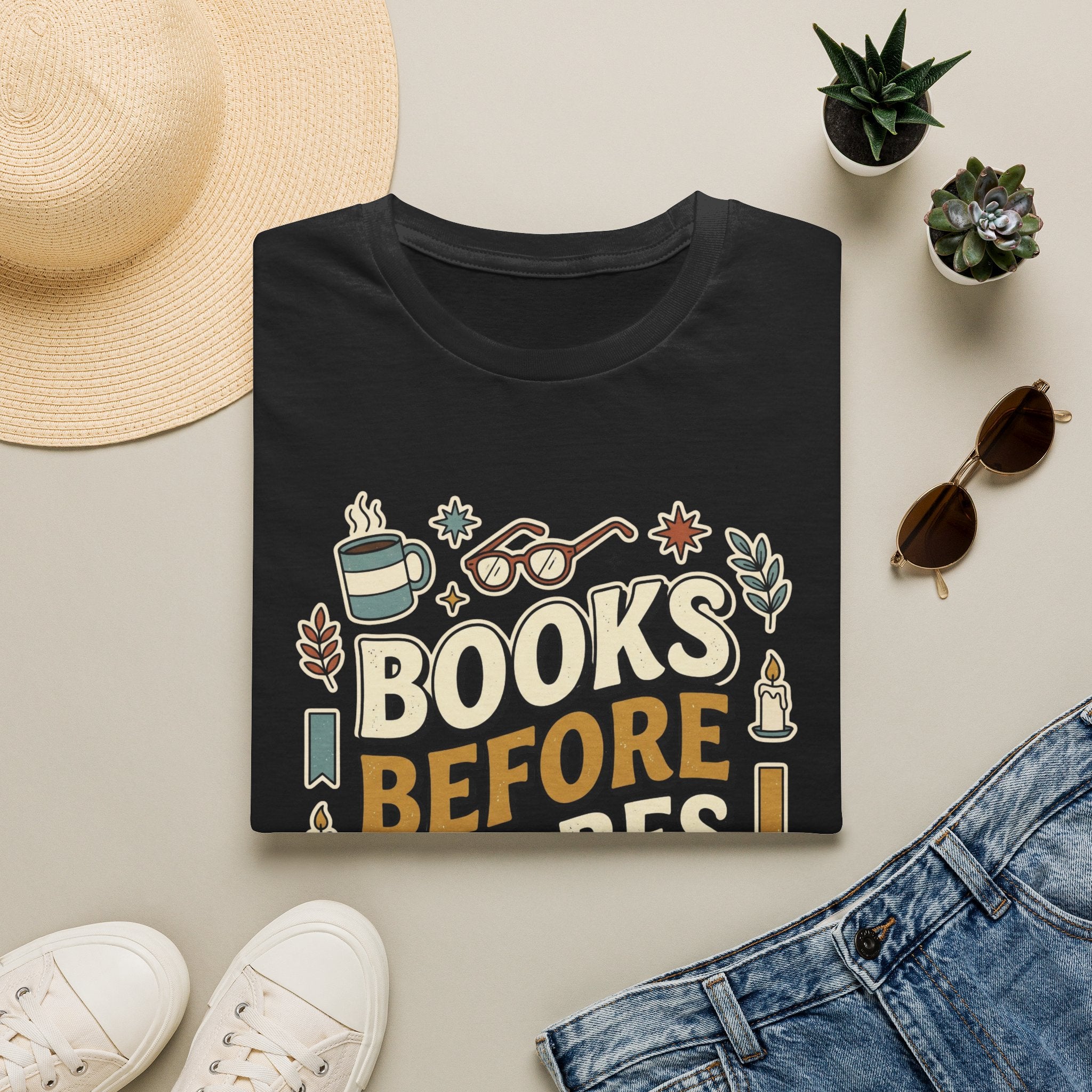 Books Before Chores T-Shirt