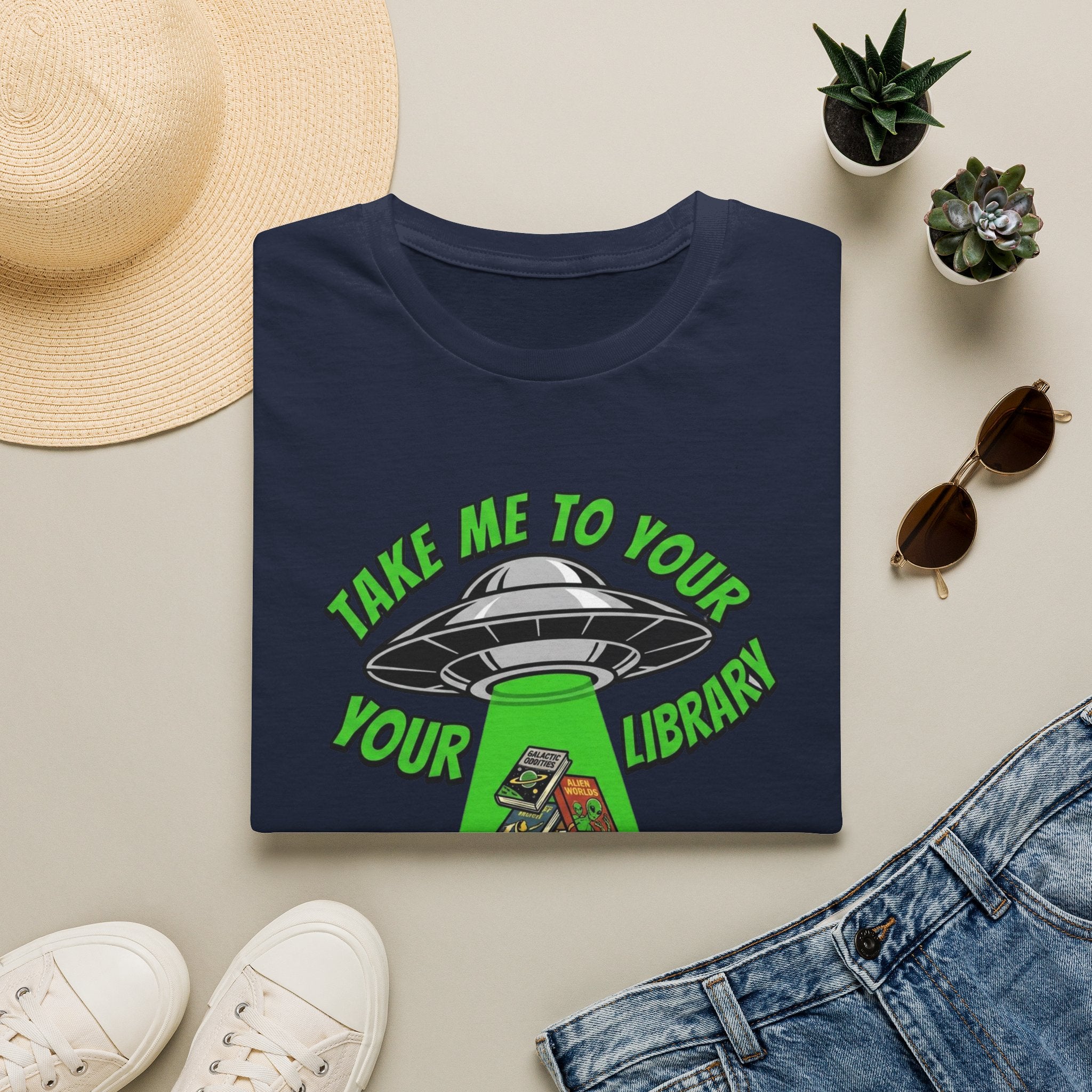 Take me to your Library T-Shirt