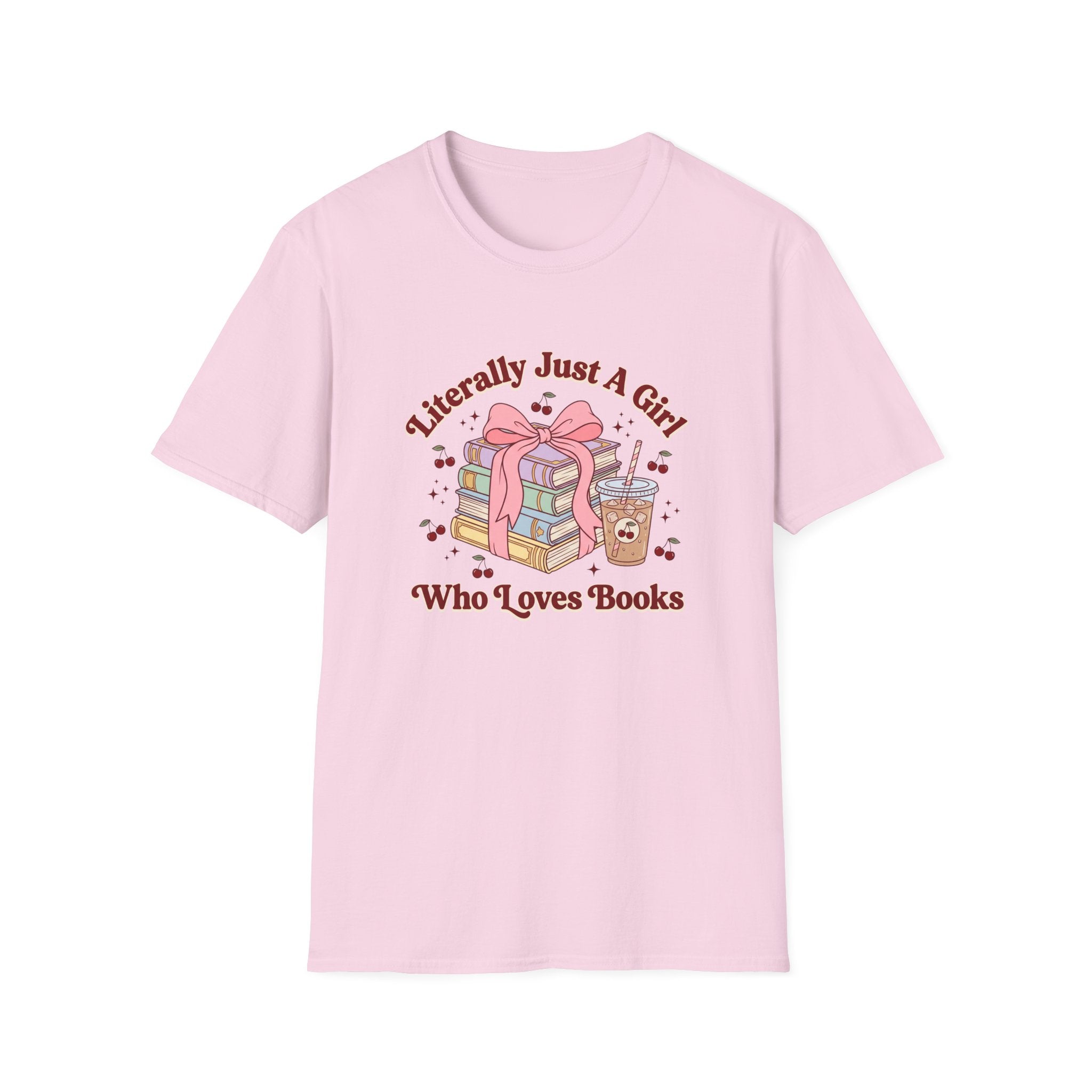 A Girl Who Loves Books T-Shirt