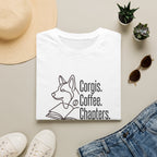 Corgis, Coffee, Chapters T-Shirt