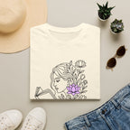 Line Art Flower T-Shirt