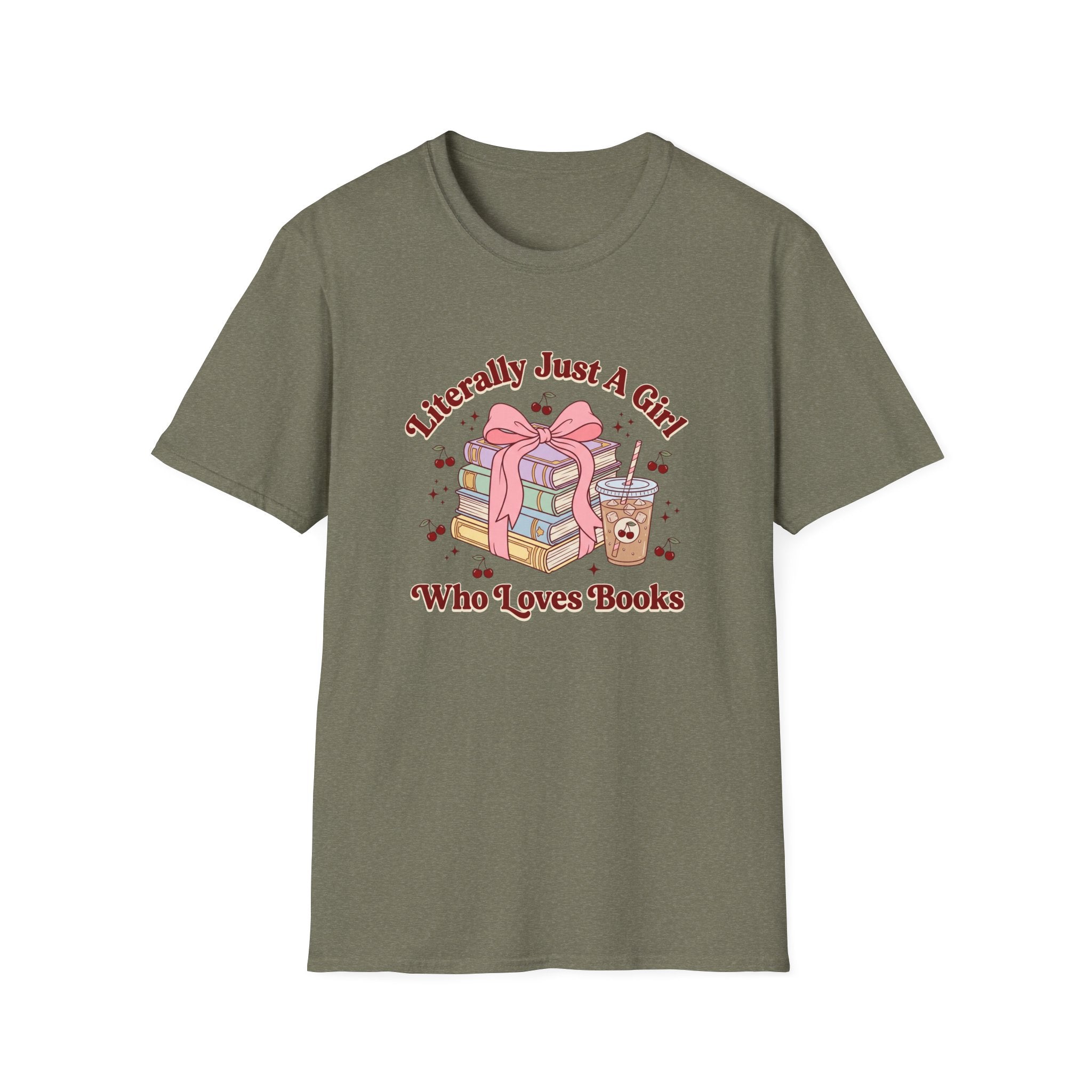 A Girl Who Loves Books T-Shirt