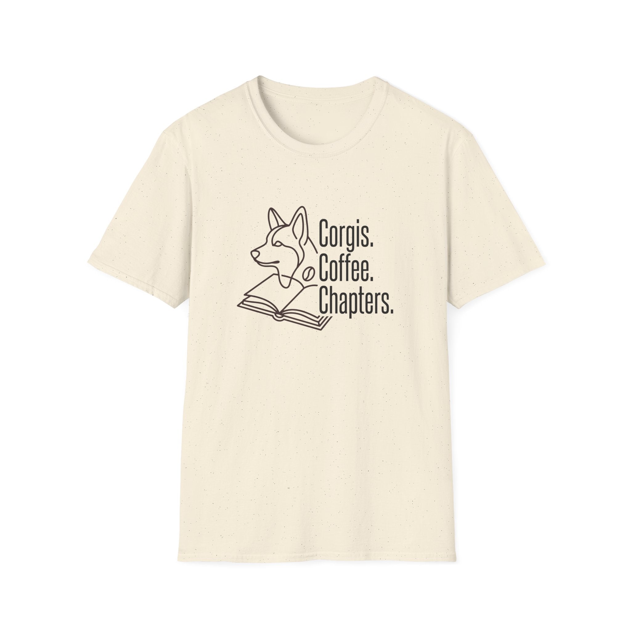 Corgis, Coffee, Chapters T-Shirt