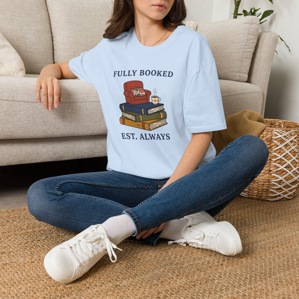 Fully Booked Cat T-Shirt