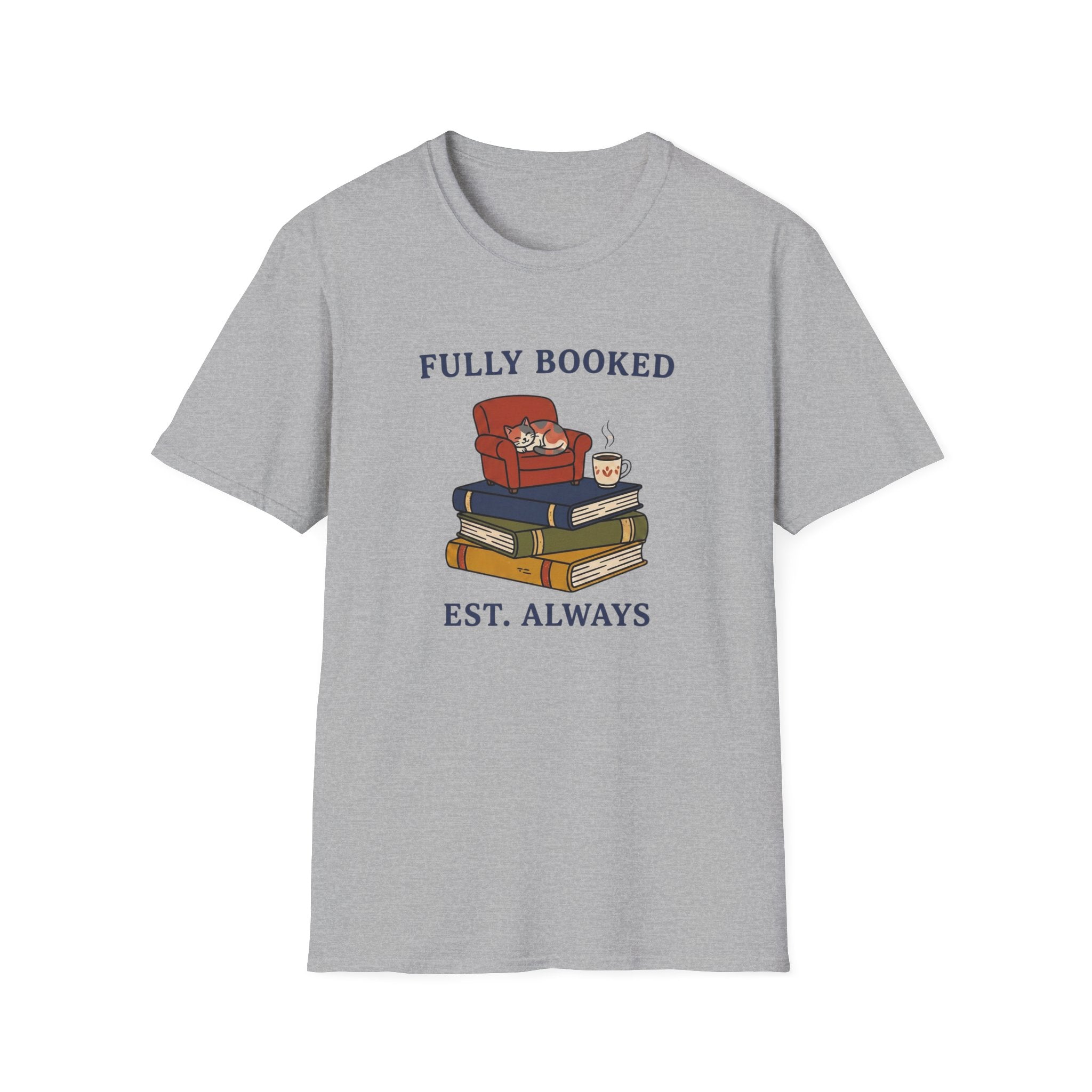 Fully Booked Cat T-Shirt