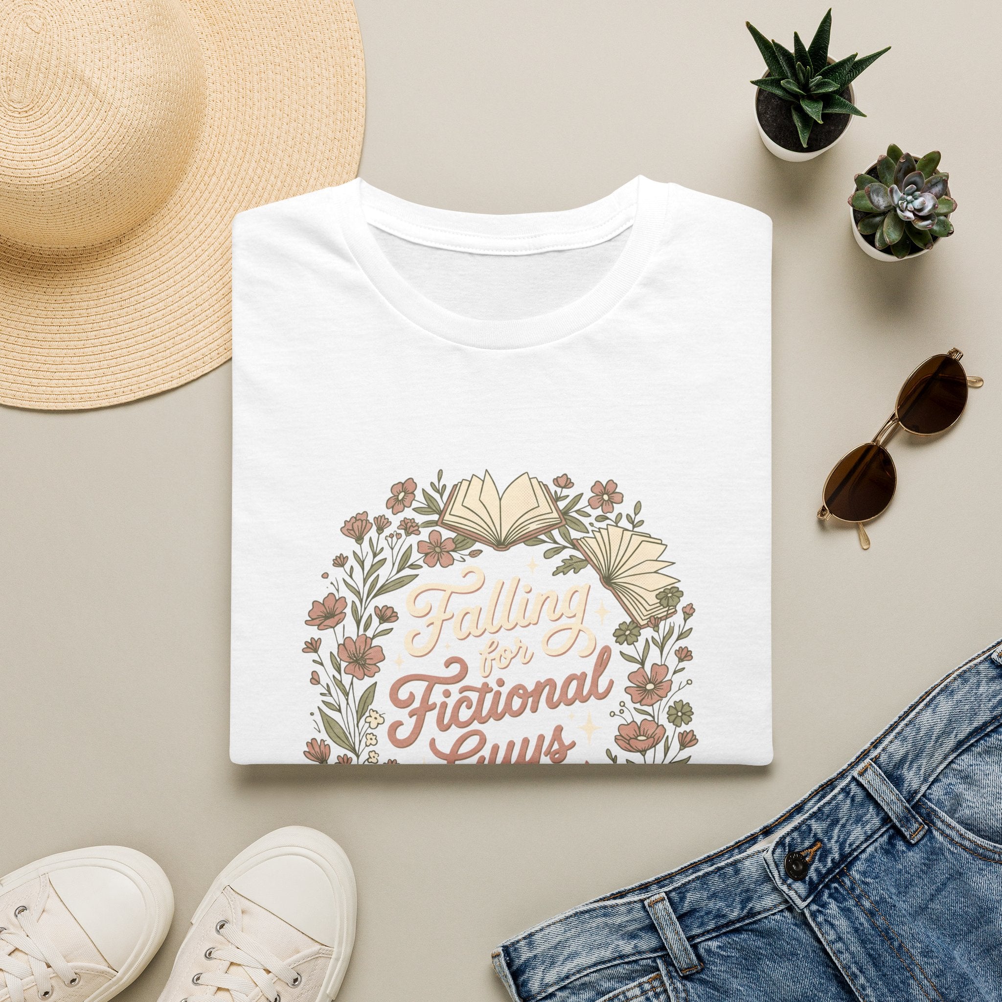 Falling for Fictional Guys T-Shirt