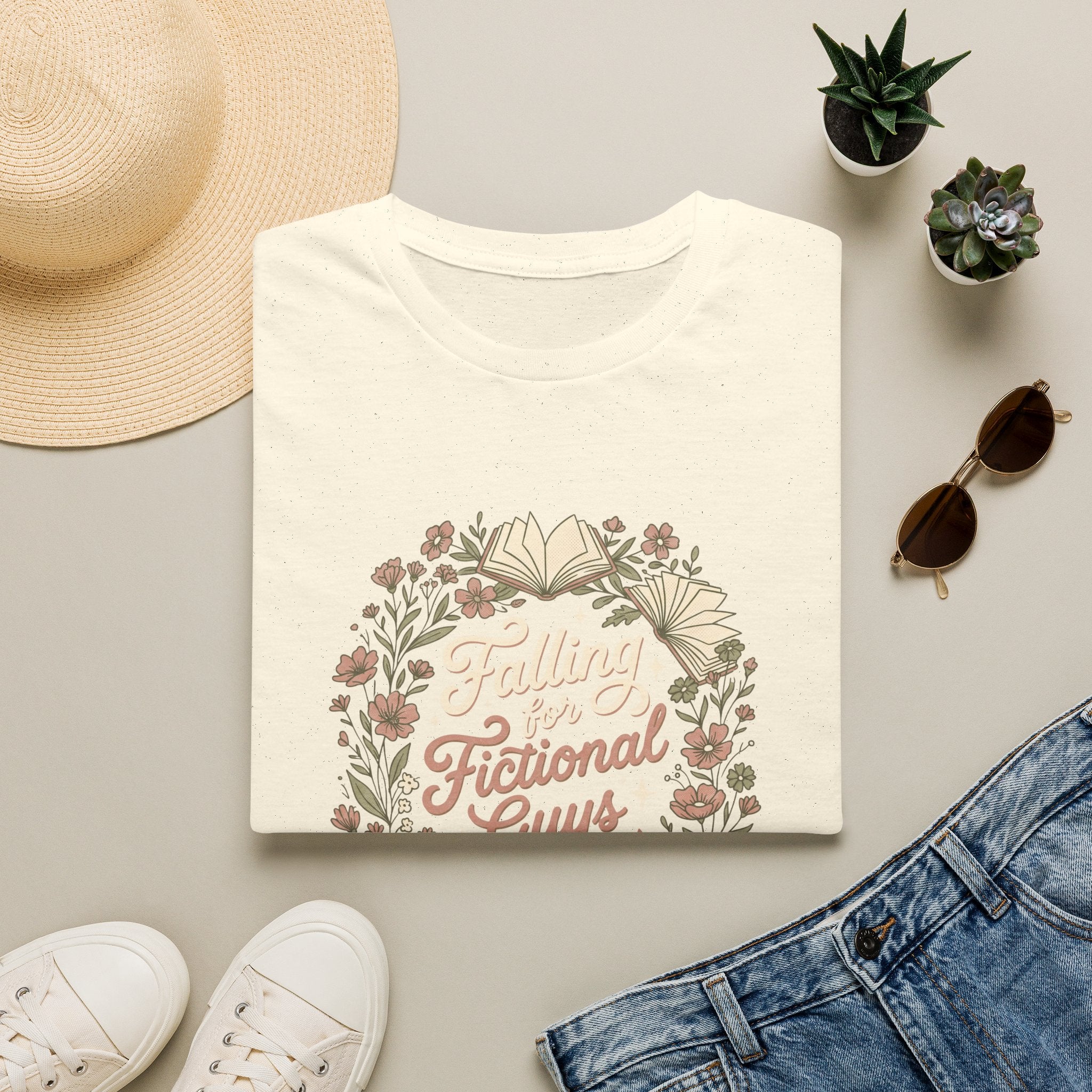 Falling for Fictional Guys T-Shirt