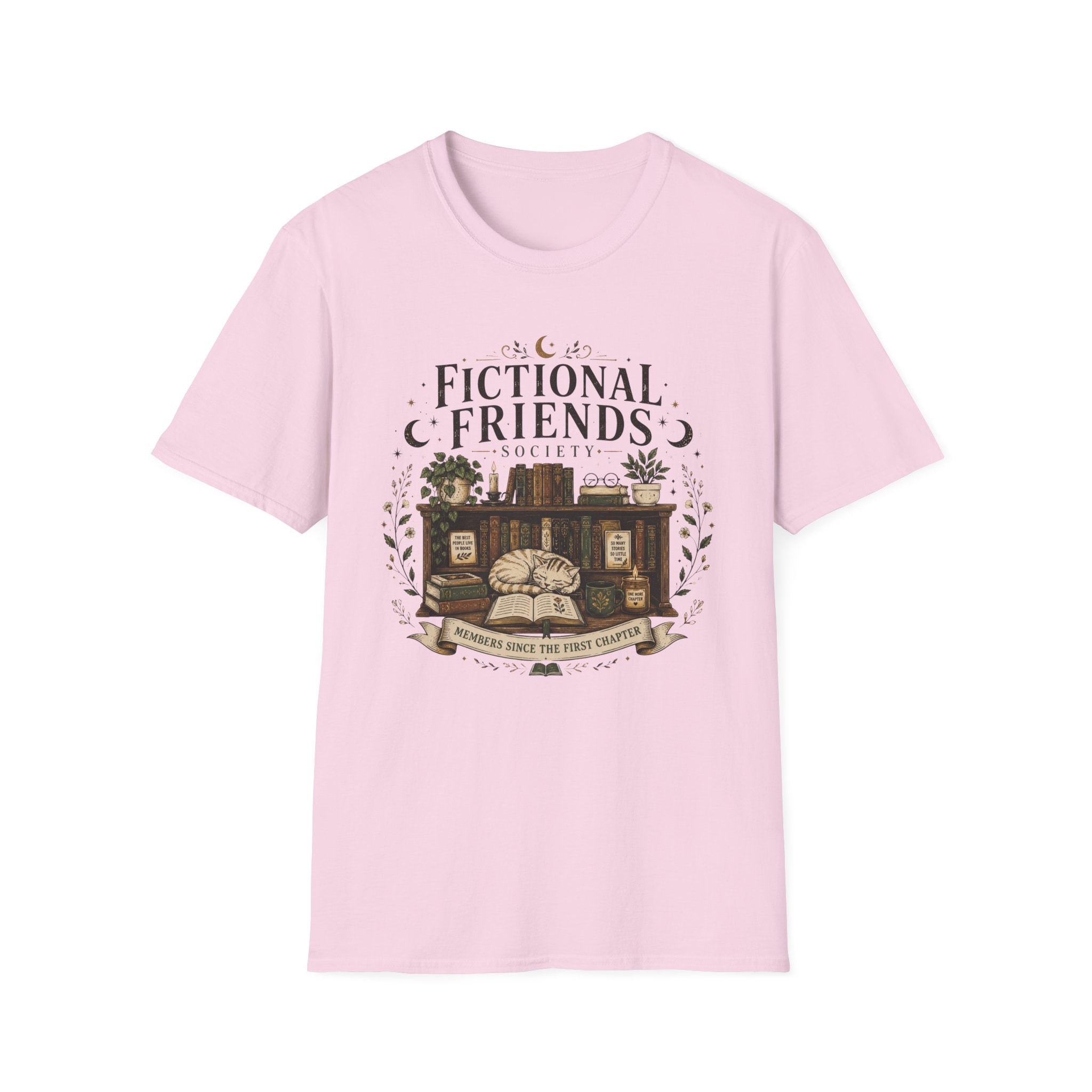 Fictional Friends Cat T-Shirt