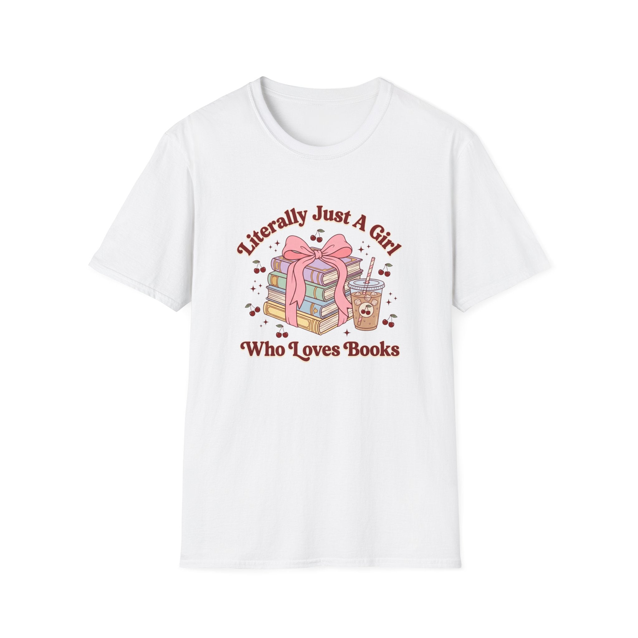 A Girl Who Loves Books T-Shirt