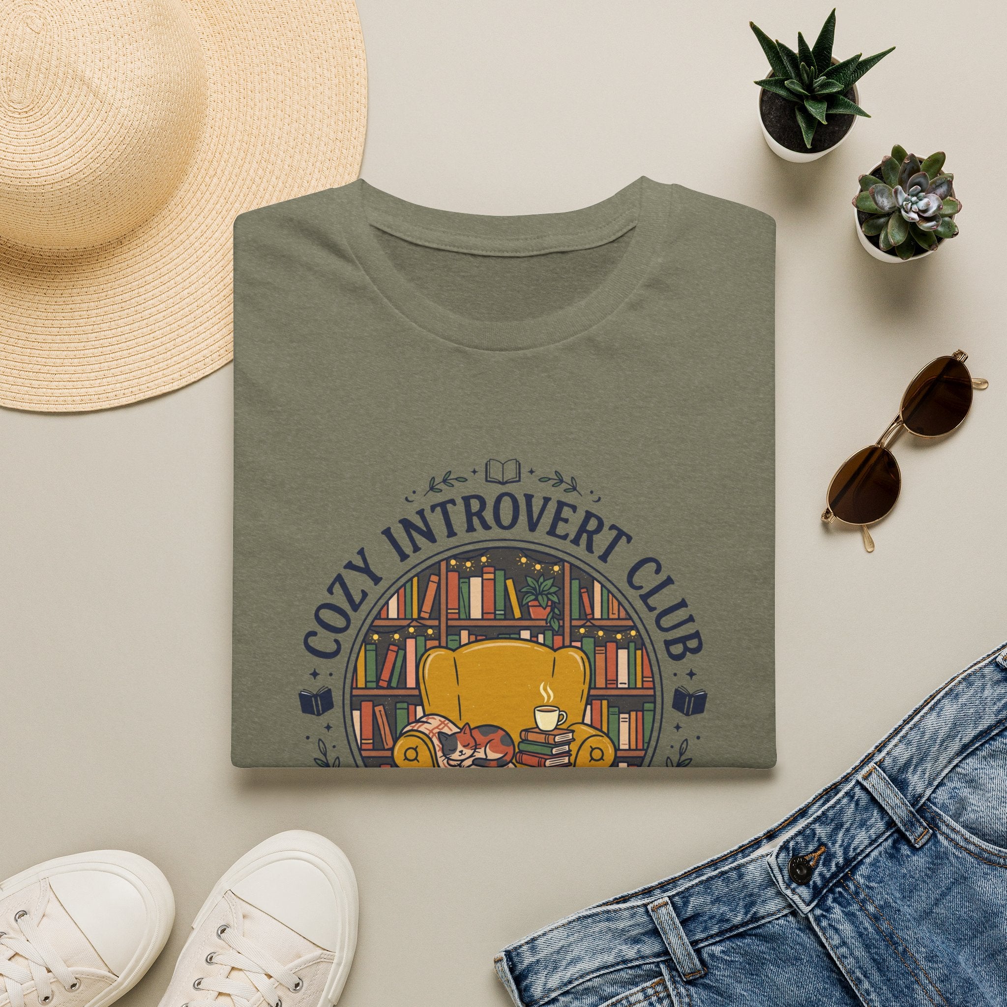 Cozy Introvert Club T-Shirt