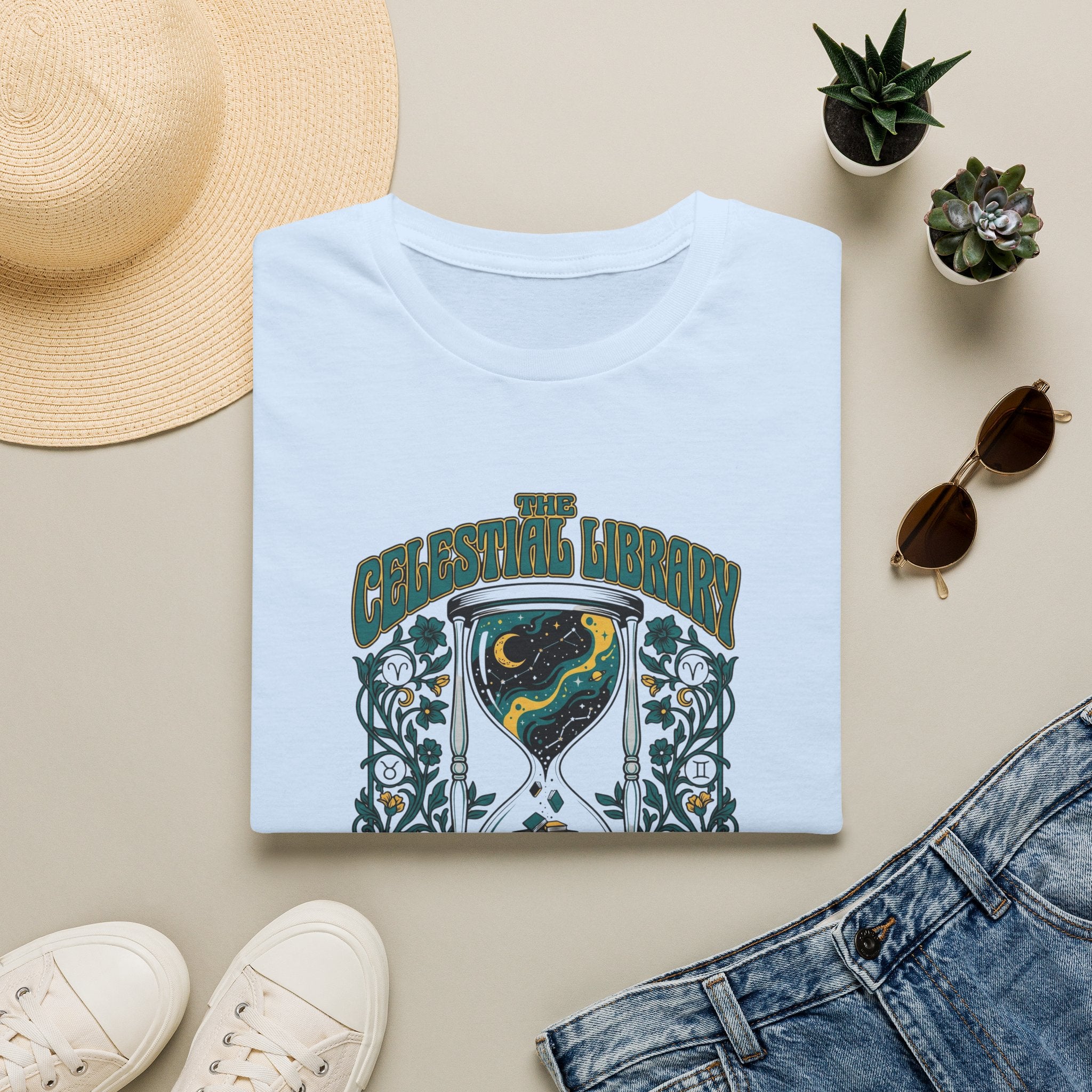 Celestrial Library T-Shirt