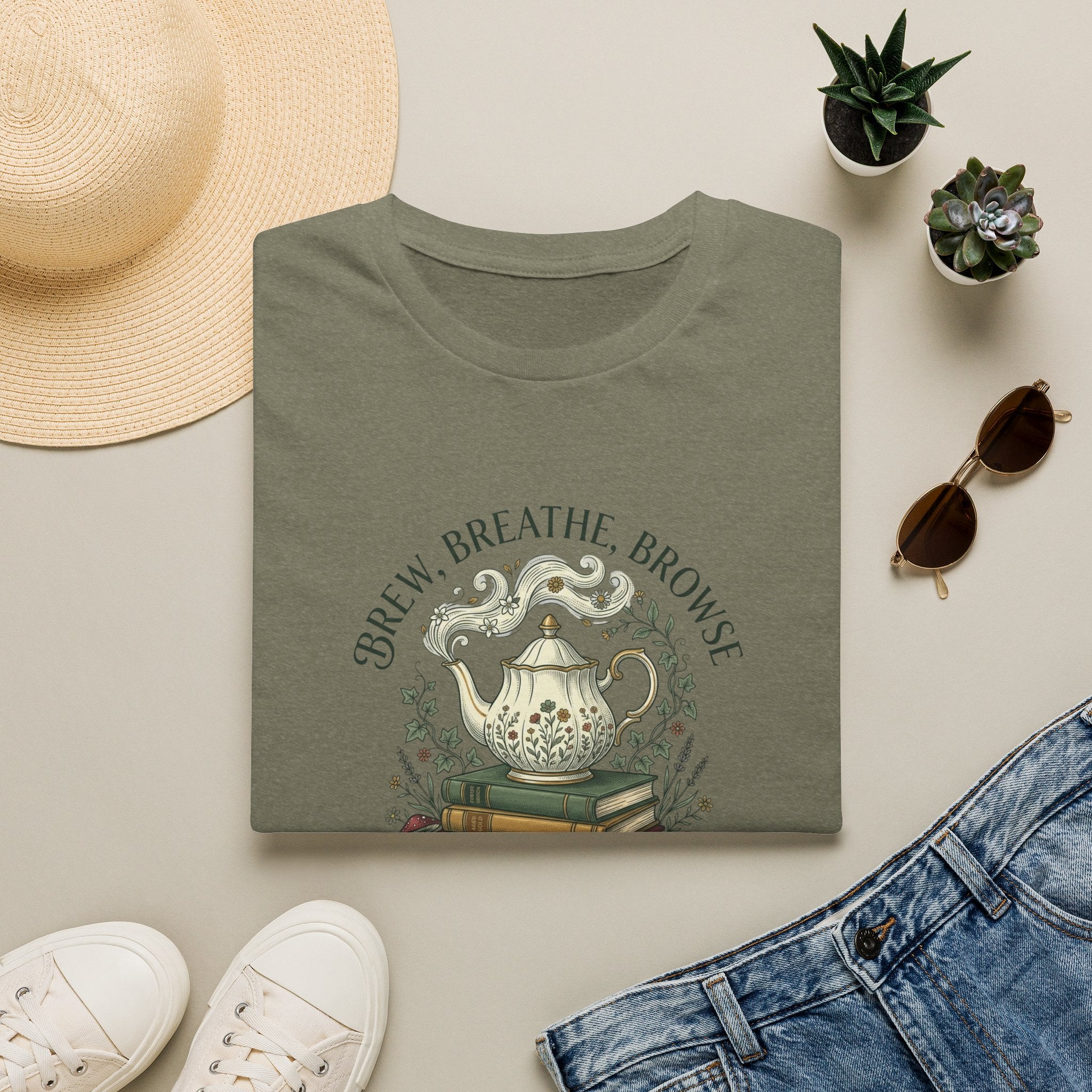 Brew, Breathe, Browse T-Shirt