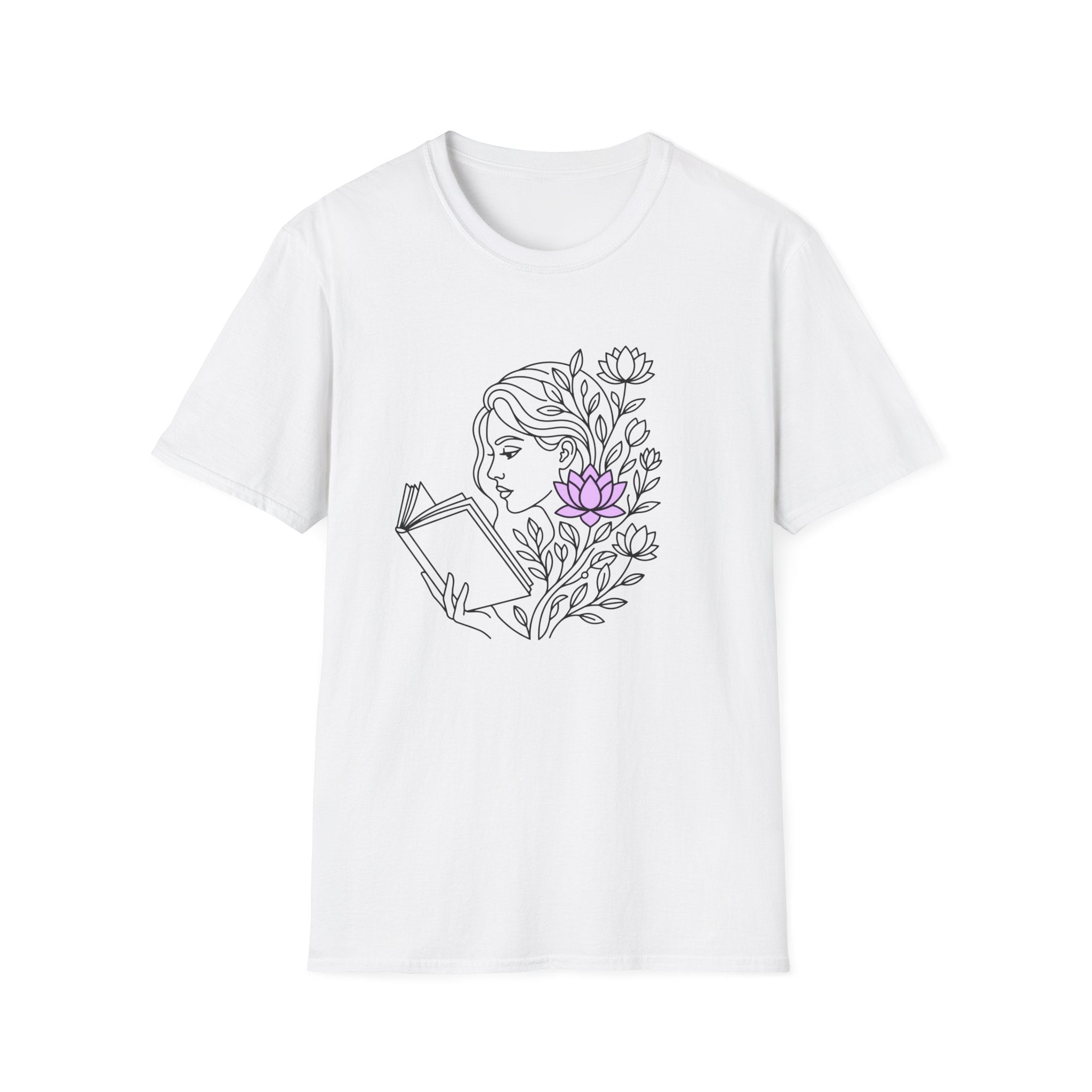 Line Art Flower T-Shirt