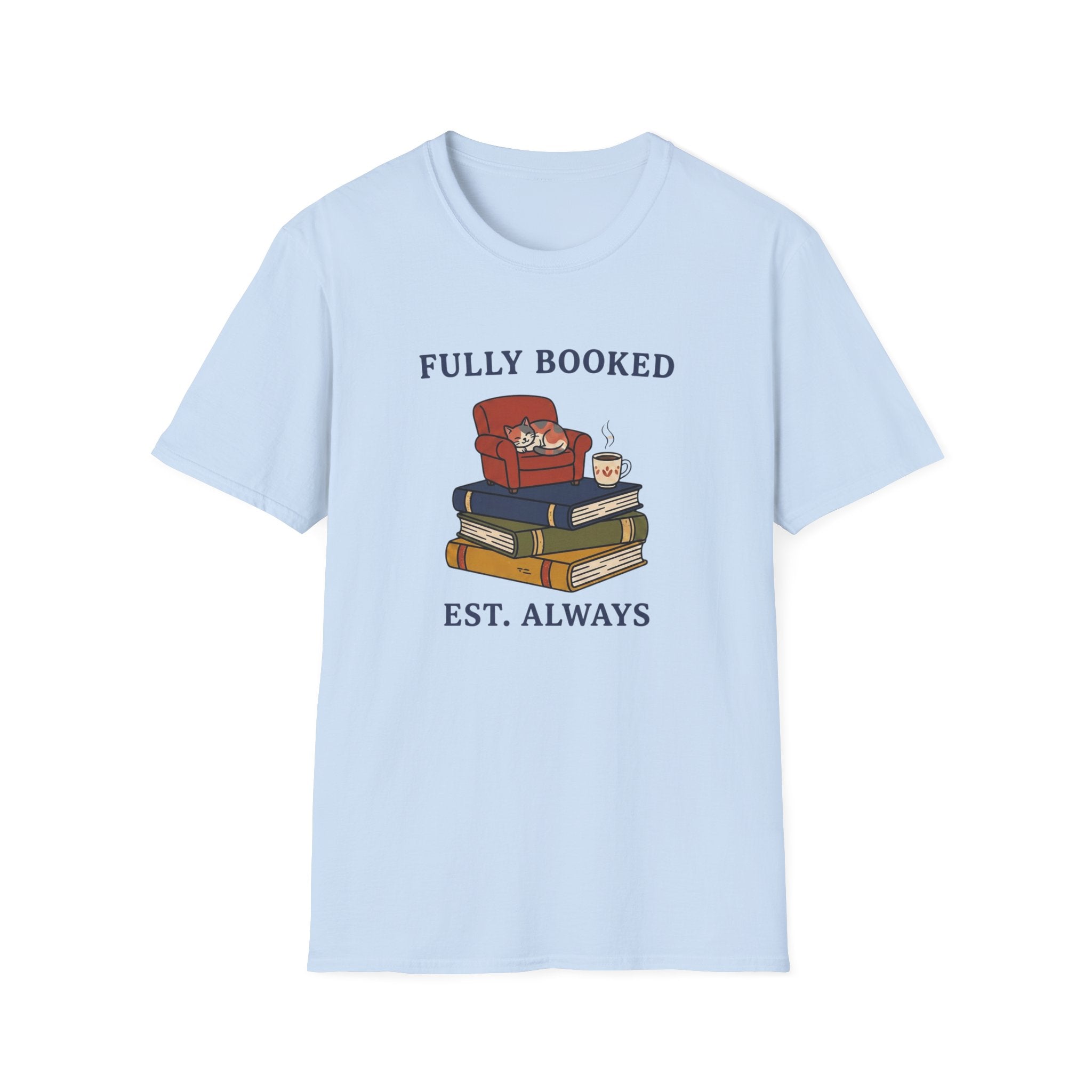 Fully Booked Cat T-Shirt