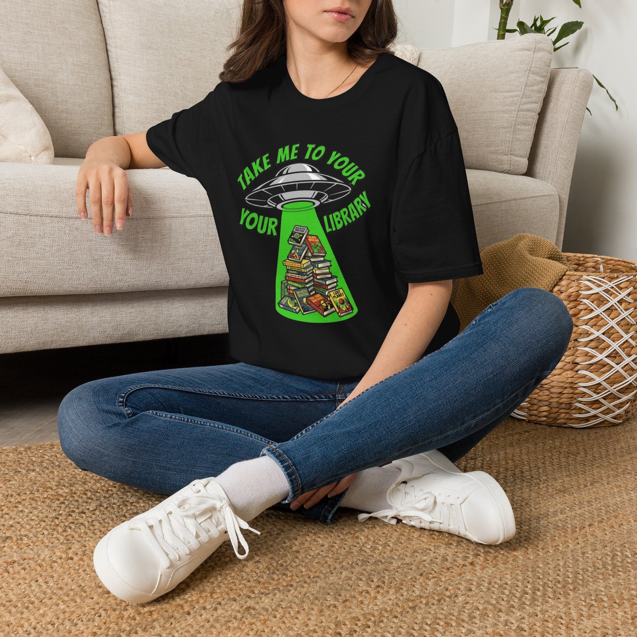 Take me to your Library T-Shirt