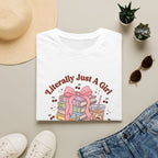 A Girl Who Loves Books T-Shirt