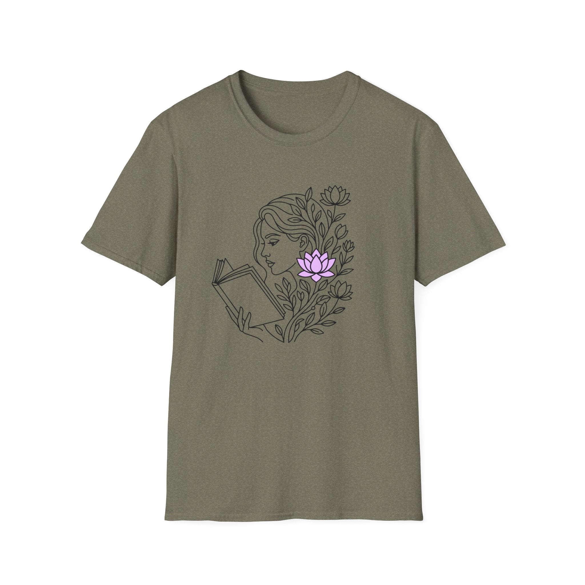Line Art Flower T-Shirt