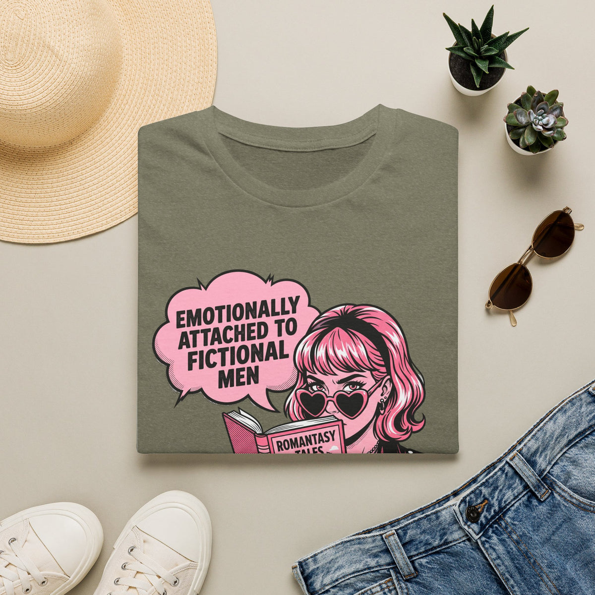 Attached to Fictional Men T-Shirt