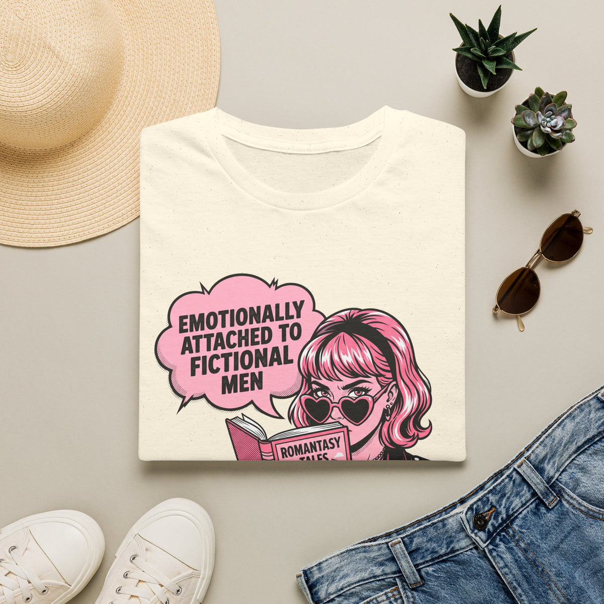 Attached to Fictional Men T-Shirt