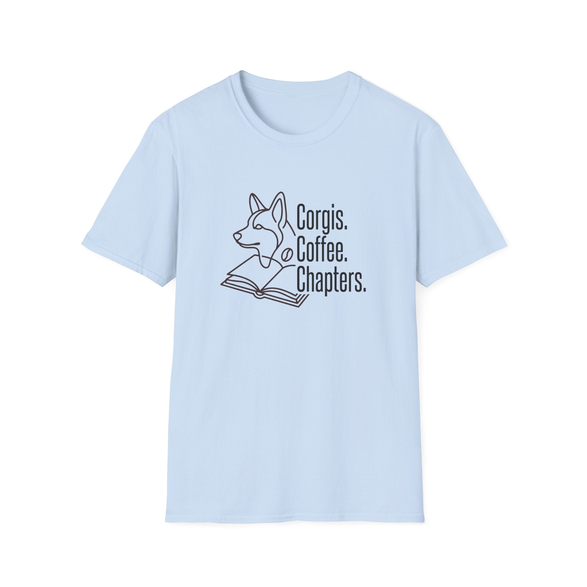 Corgis, Coffee, Chapters T-Shirt