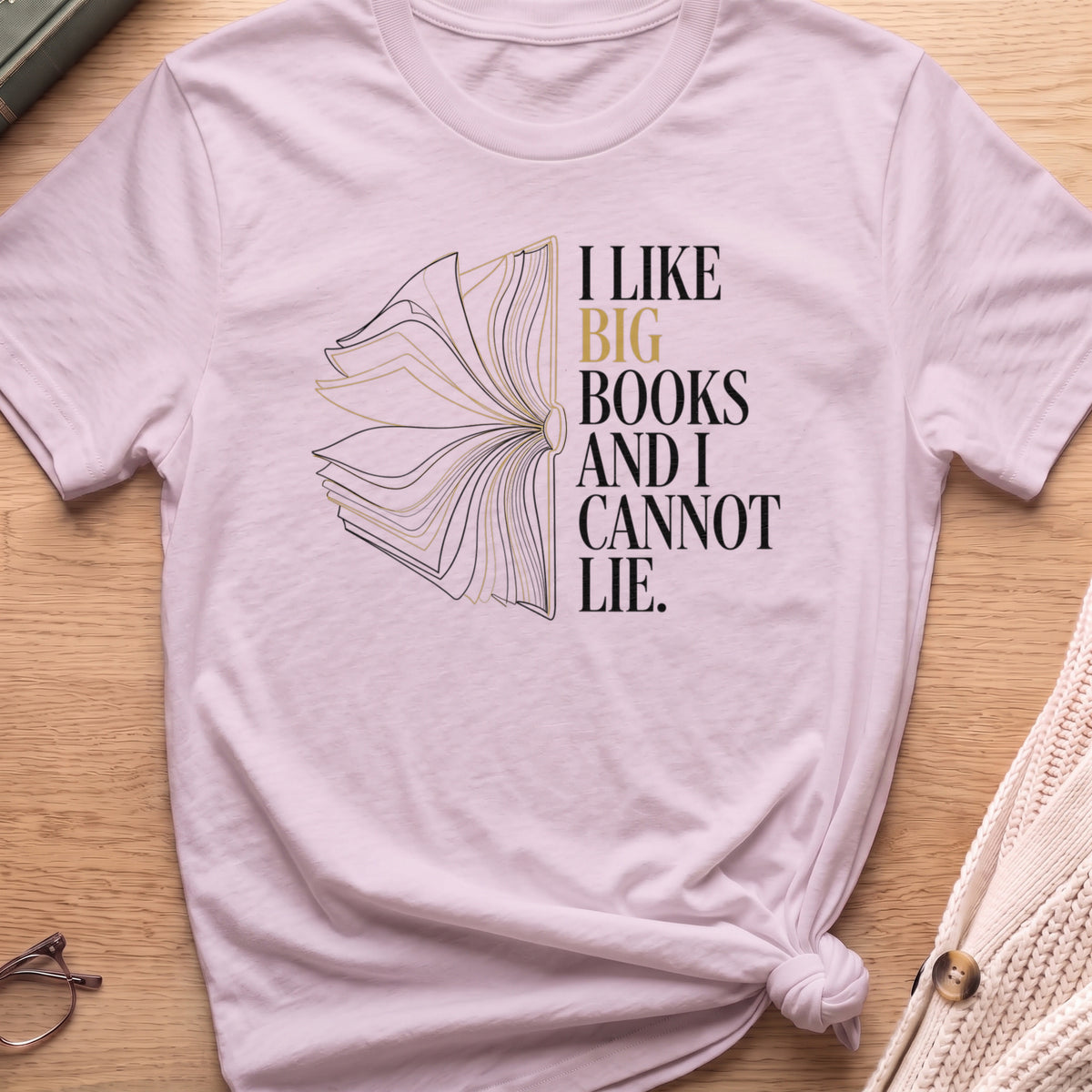 I Like Big Books T-Shirt
