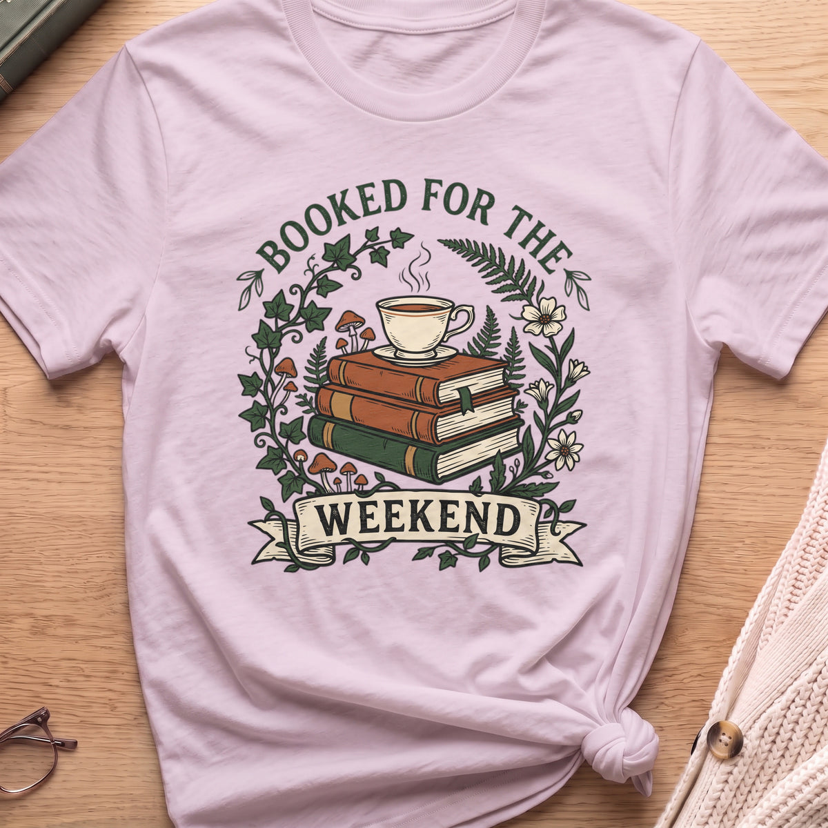 Botanical Booked for the Weekend T-Shirt