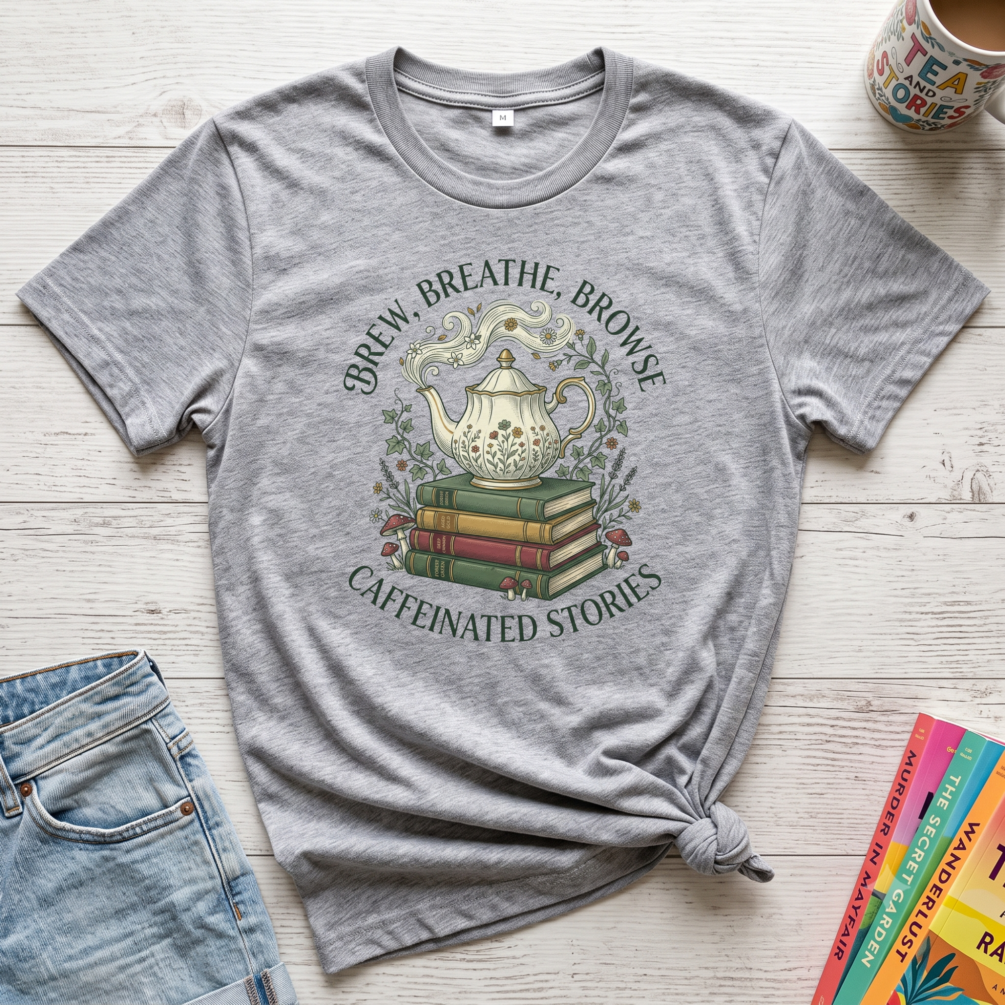 Brew, Breathe, Browse T-Shirt
